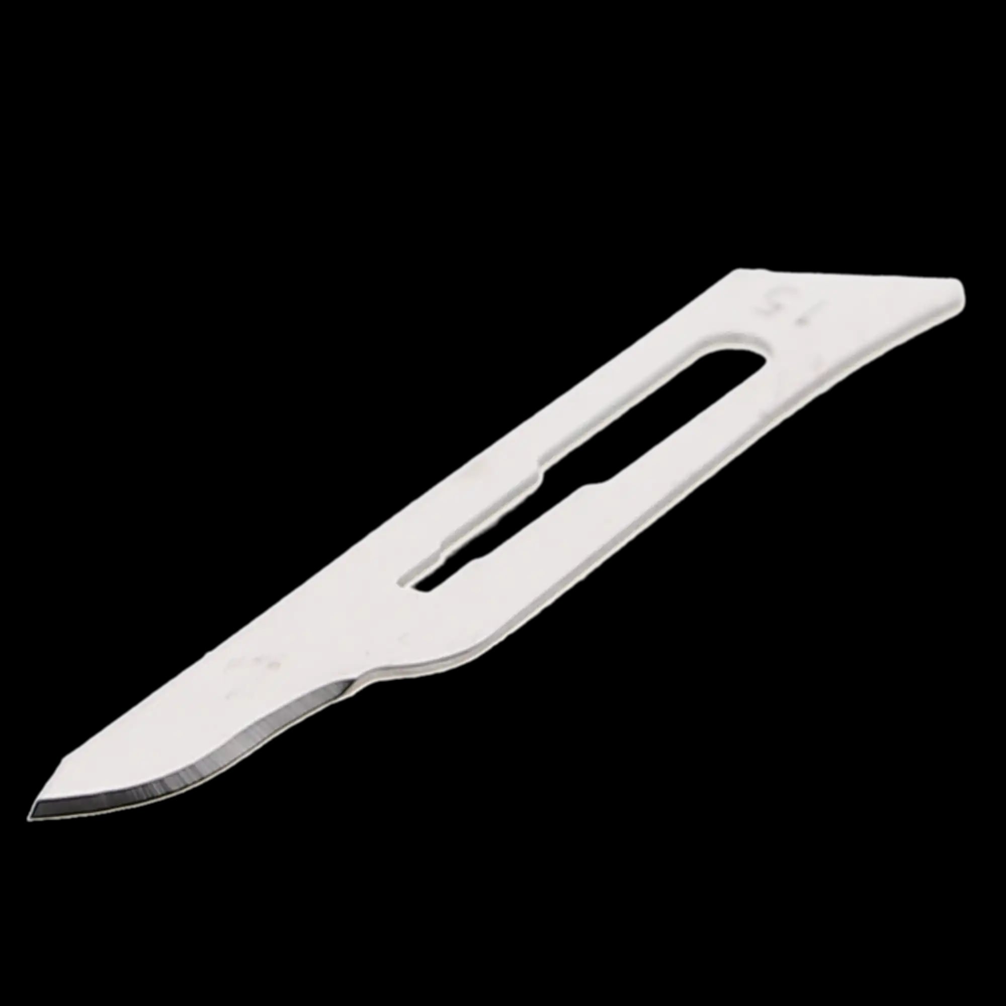HSB #15 Sterile Carbon Steel Surgical Scalpel Blade, 10/Bx