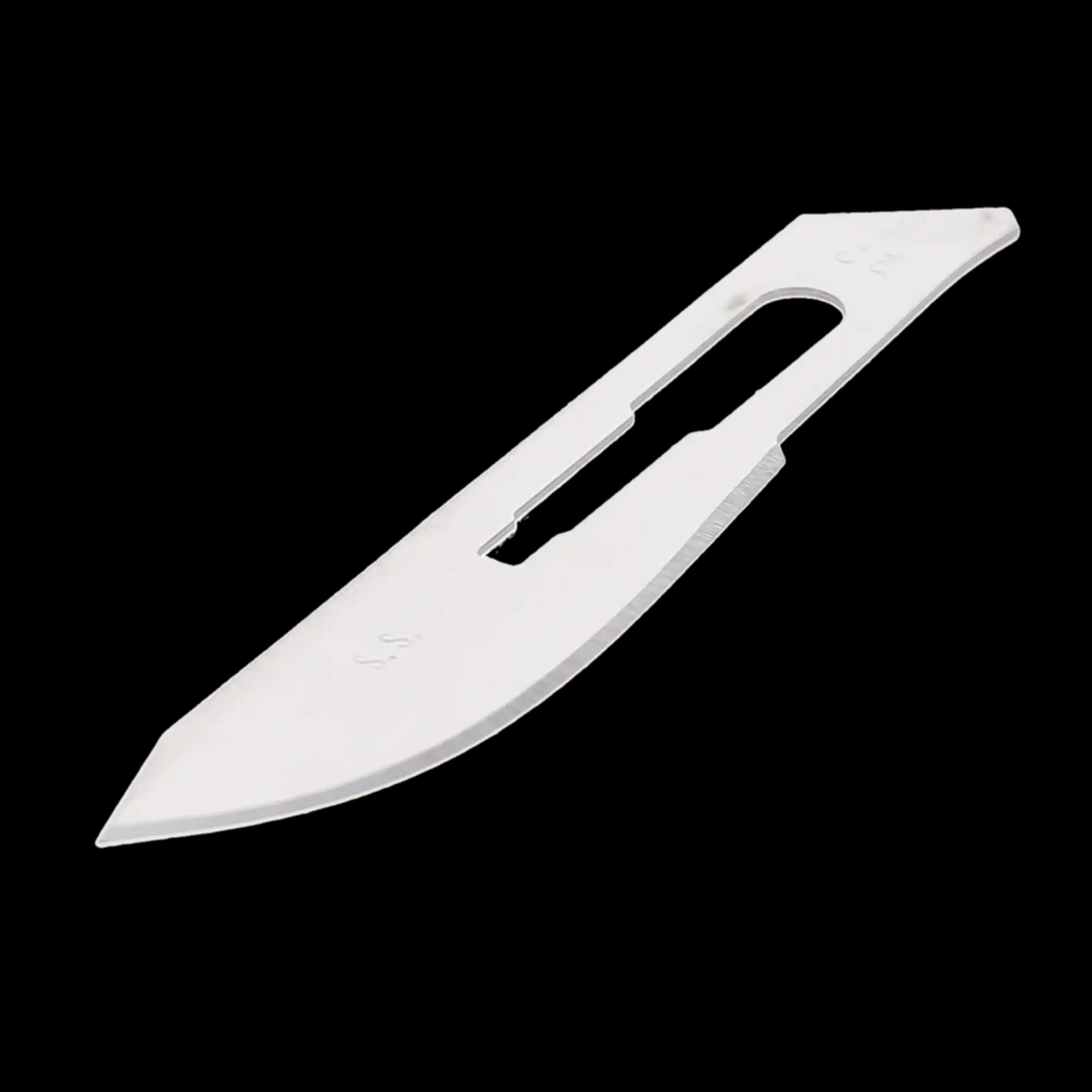 HSB #22 Sterile Stainless Steel Surgical Scalpel Blade, 100/Box