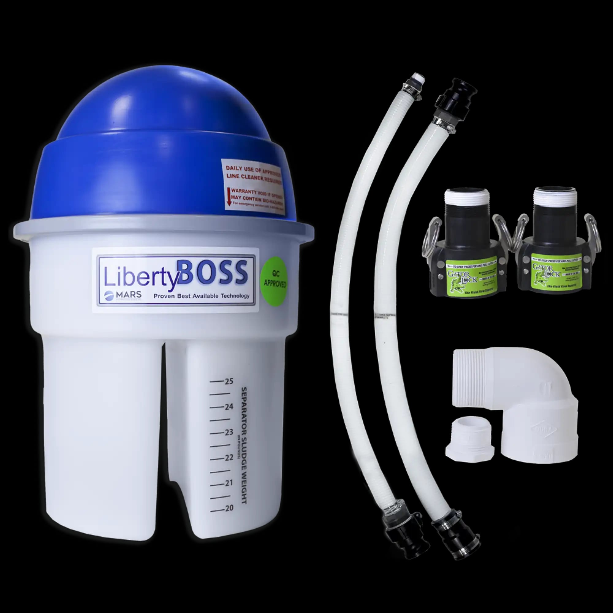 LibertyBOSS Amalgam Separator, Wet-Vac Starter Kit (includes Recycling), M.A.R.S BIO-MED