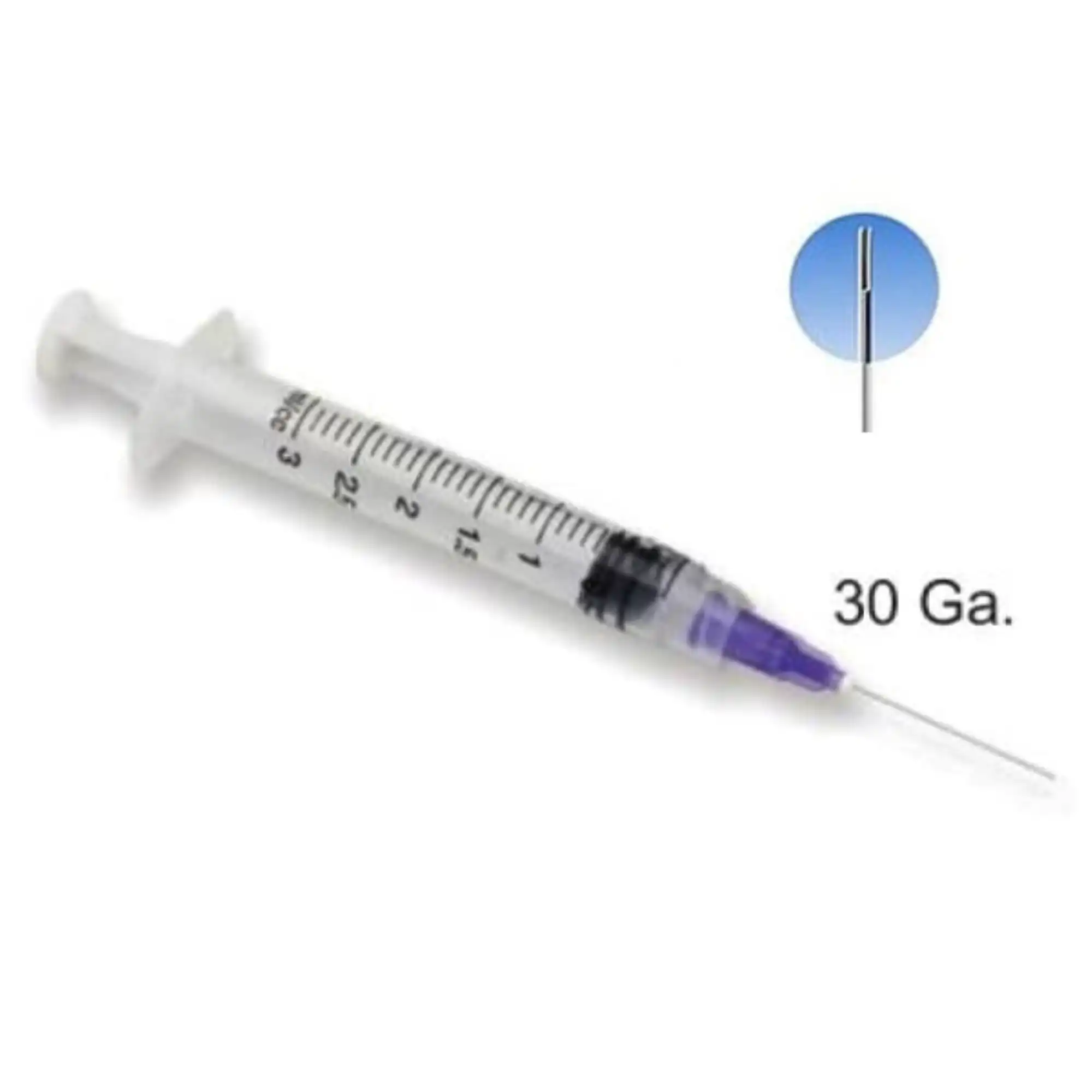 Mark3 Endo Irrigation Kit, 30Ga, 3Cc, Purple, Luer-Lock, 100 Syringes, 1702