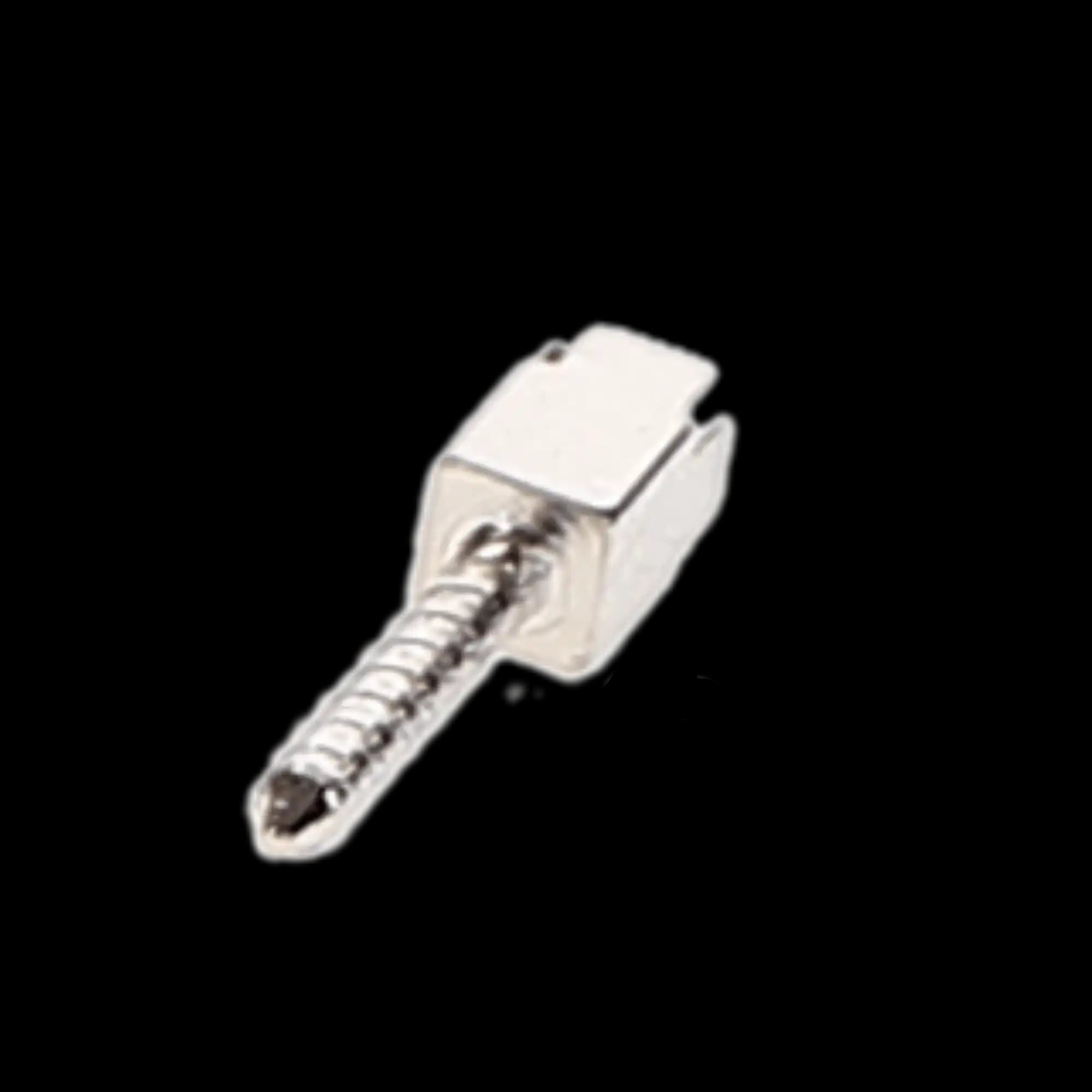 House Brand Dentistry Stainless-Steel Screw Post Refill, S1 #1 Short 7.8mm, 12/Pk, 400062
