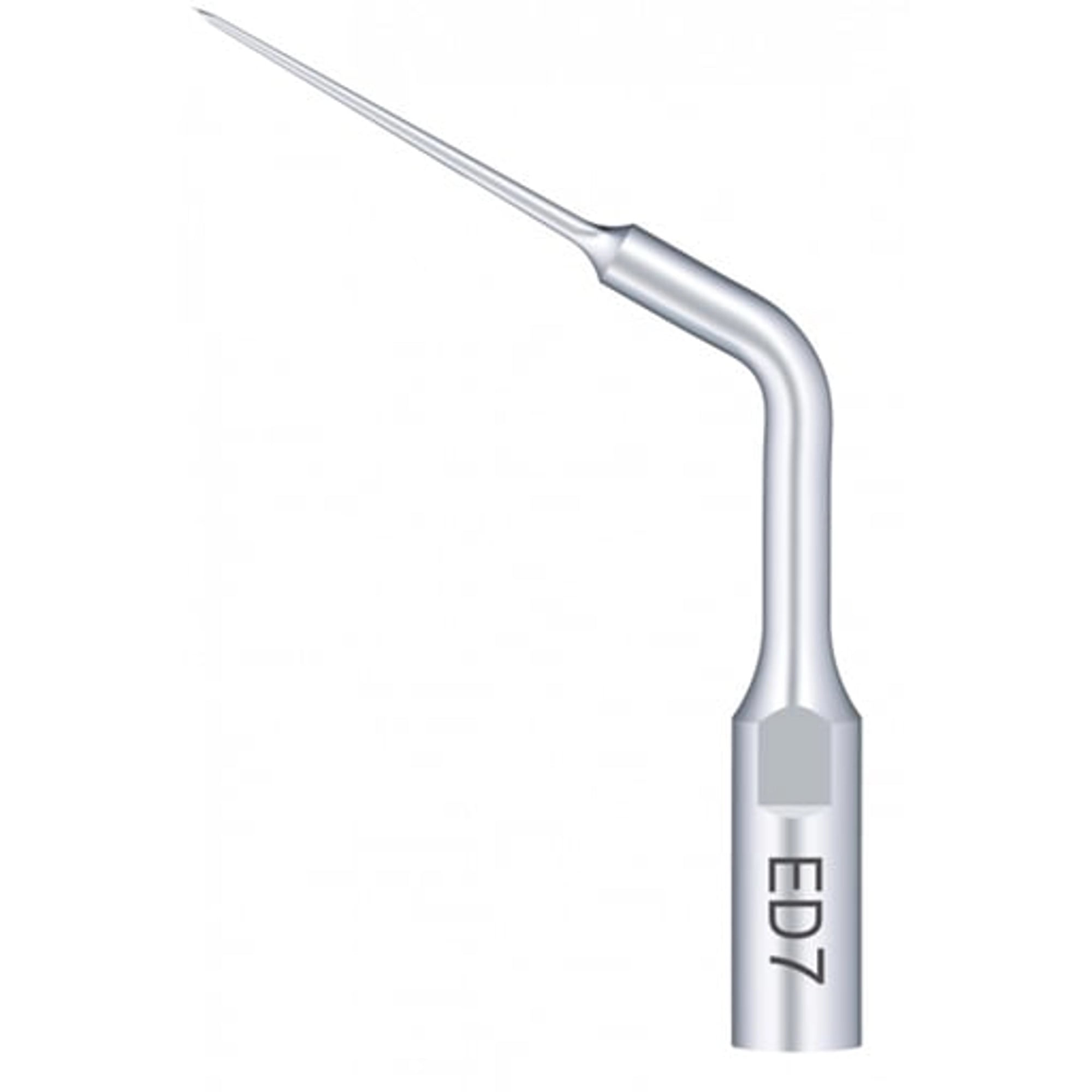 DTE Ultrasonic Endo Silver Tip ED7, 1/Pk, Endodontic Tip Compatible with NSK & Satelec Ultrasonic