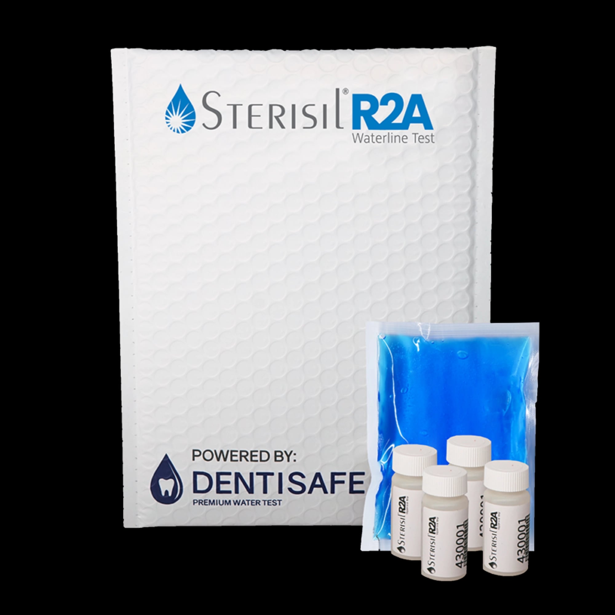 Sterisil R2A with FASTRead Mail-In Waterline Test Kit, 4 Vials, SDENT-R2A-4