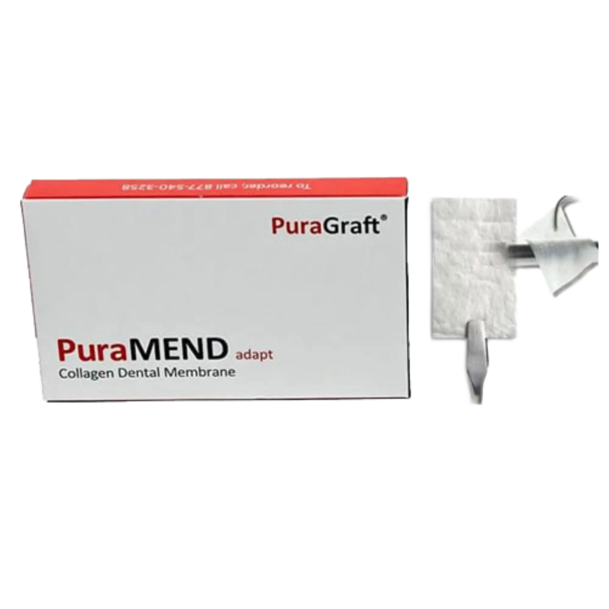 PuraMEND Adapt Resorbable Collagen Membrane, 20 x 30 mm, Type 1 Bovine Collagen, PGBA20