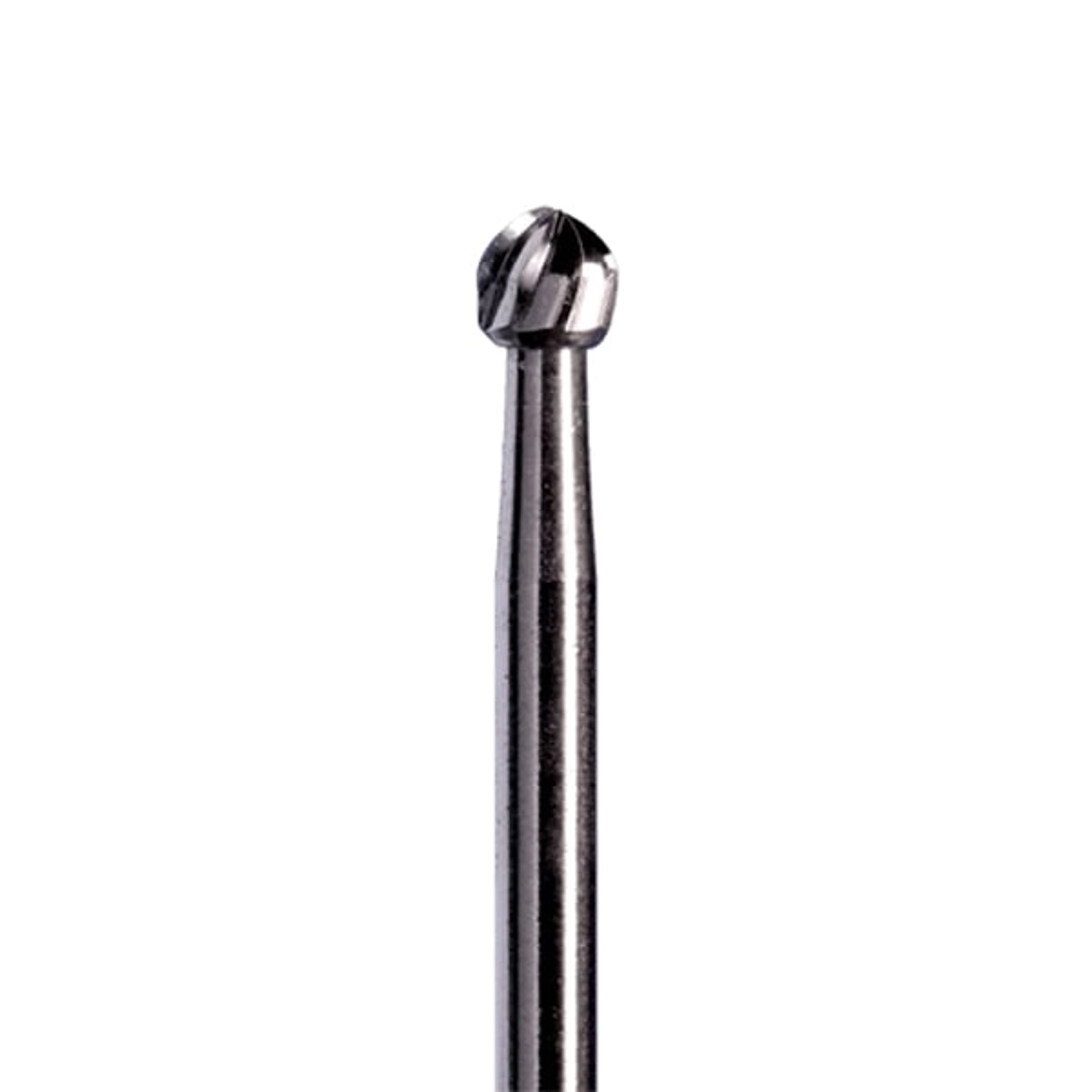 Quala FG8 Round Carbide Bur, Size 8, Friction Grip, 2.3 mm Diameter, 10/Pk, Q2060154