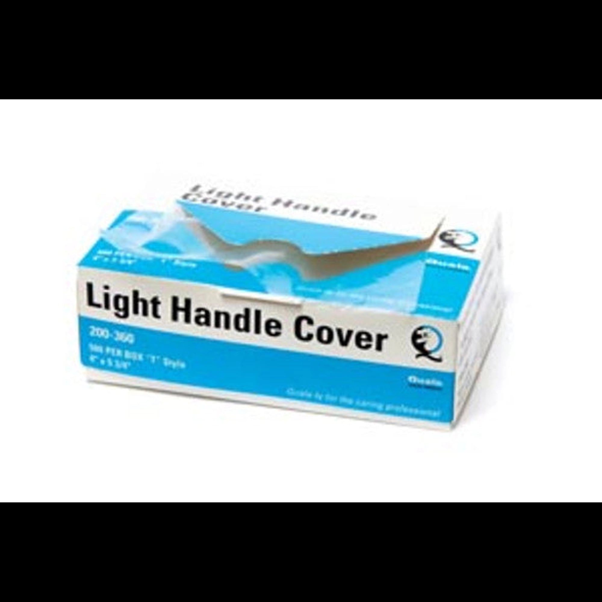 Quala Light Handle Cover, T-Style, Clear Plastic, 4" x 5 3/4", 500/Box, 200360