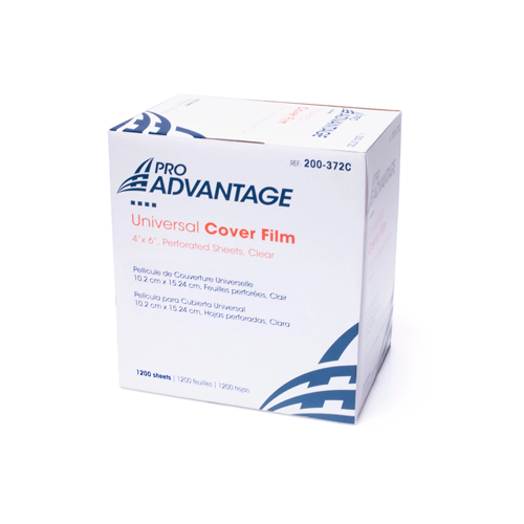 Pro Advantage 4x6 Clear Barrier Film, Perforated Sheets, 1200 per Roll, 200-372-C