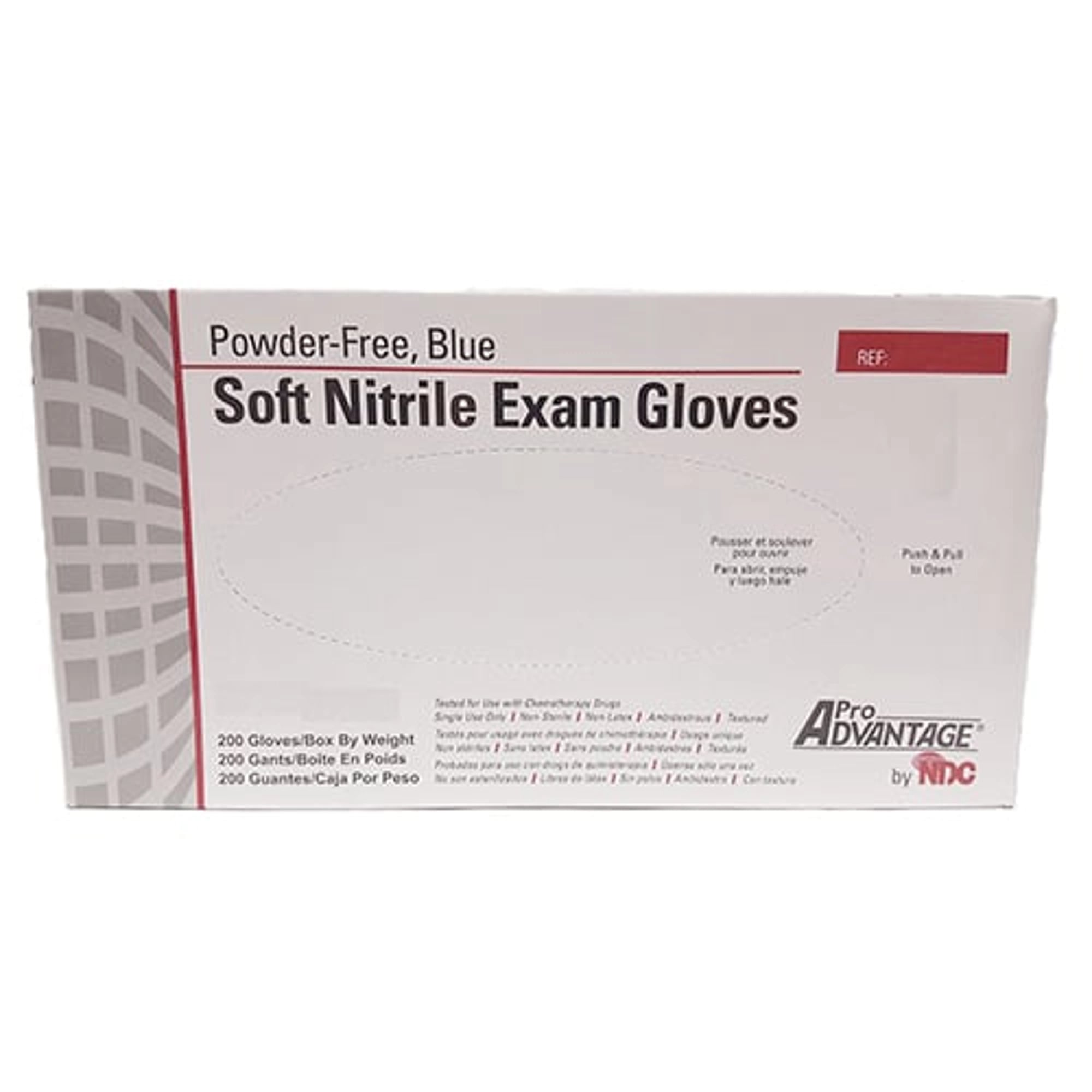 Pro Advantage Soft Nitrile Exam Gloves, Blue, X-Small, Powder-Free, Non-Sterile, Textured, 200/Box, P359021