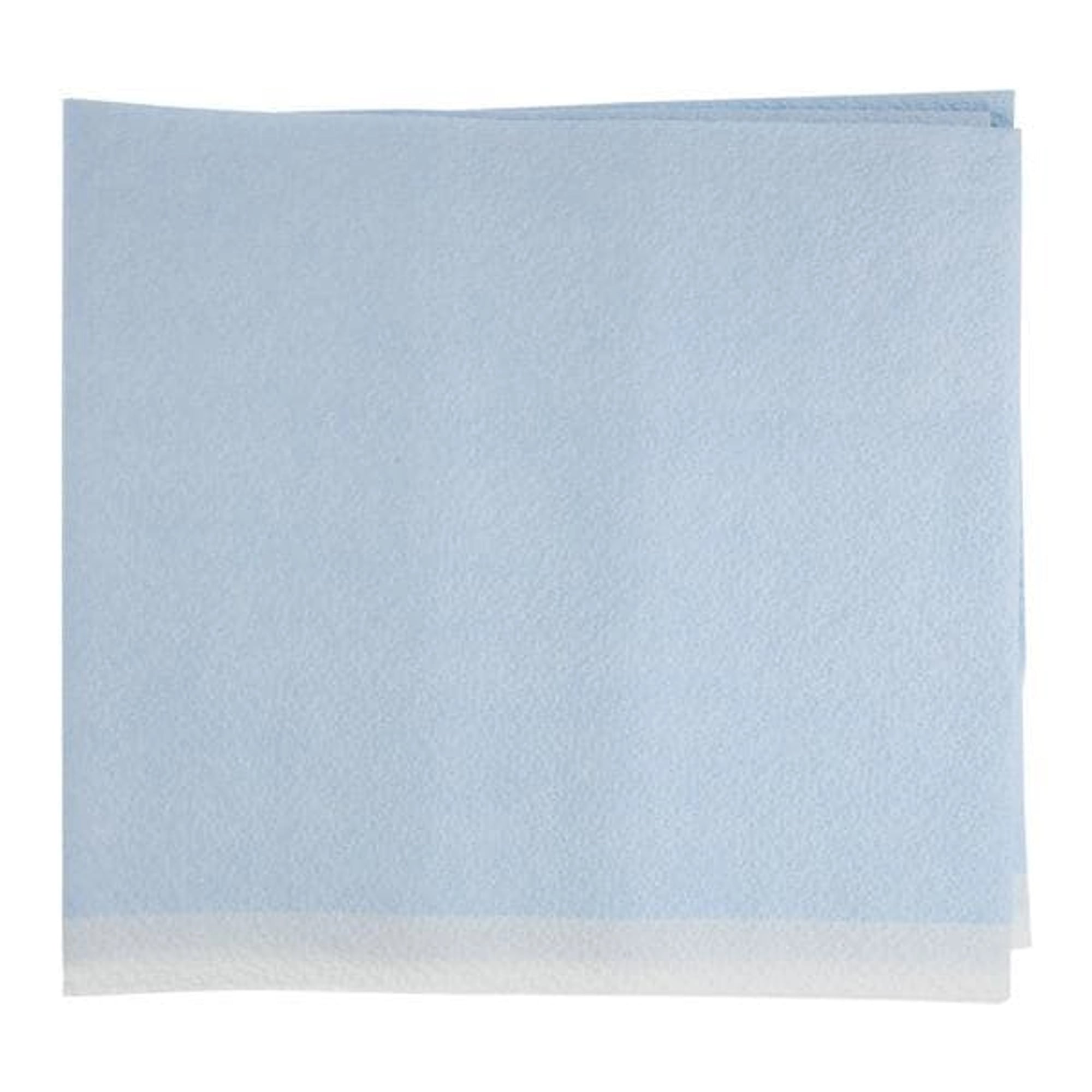 Tidi Ultimate Patient Drape Sheets, Tissue/Poly/Tissue, 3-Ply, Blue, 40" x 48", 50/Case, 919374