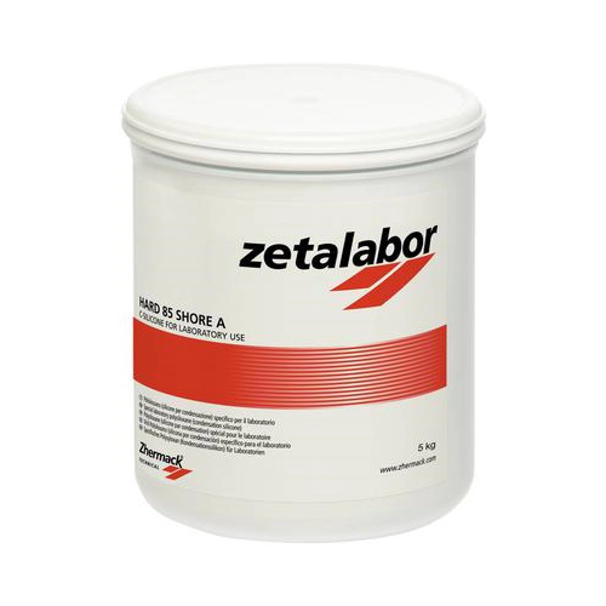 Zhermack Zetalabor C-Silicone Laboratory Putty, Regular Type, Gray, 5 kg Tub, C400811