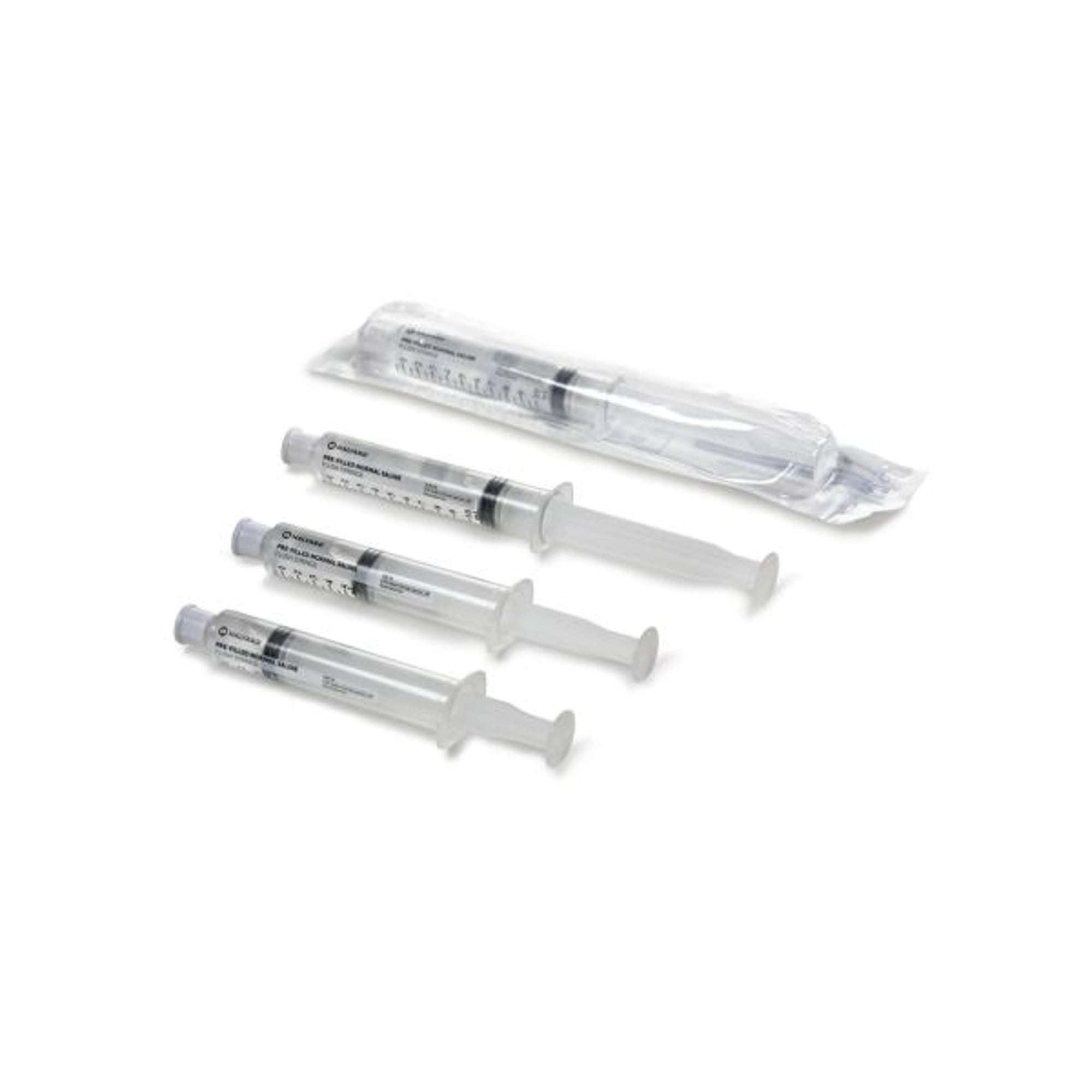 Halyard Prefilled Saline Syringes, 0.9% Sodium Chloride, Sterile, 4 Boxes/Case, SS010