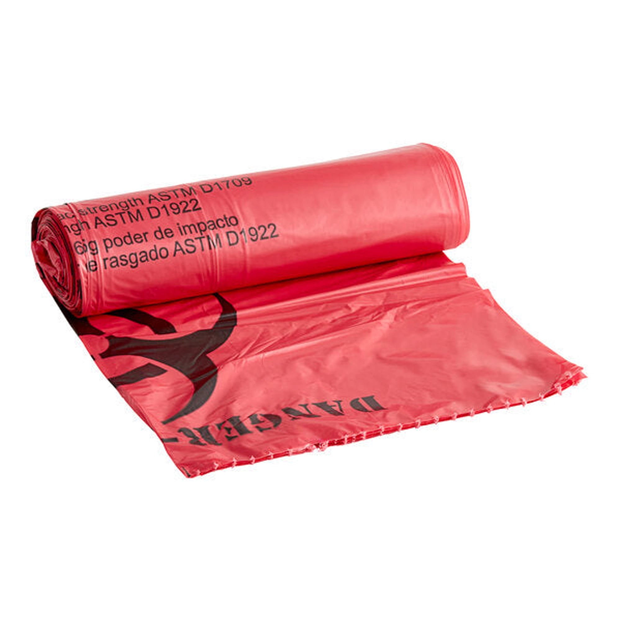 Medical Action Biohazard Red Waste Bag, 1.2 mil, 33" x 40", Case of 250, 104M