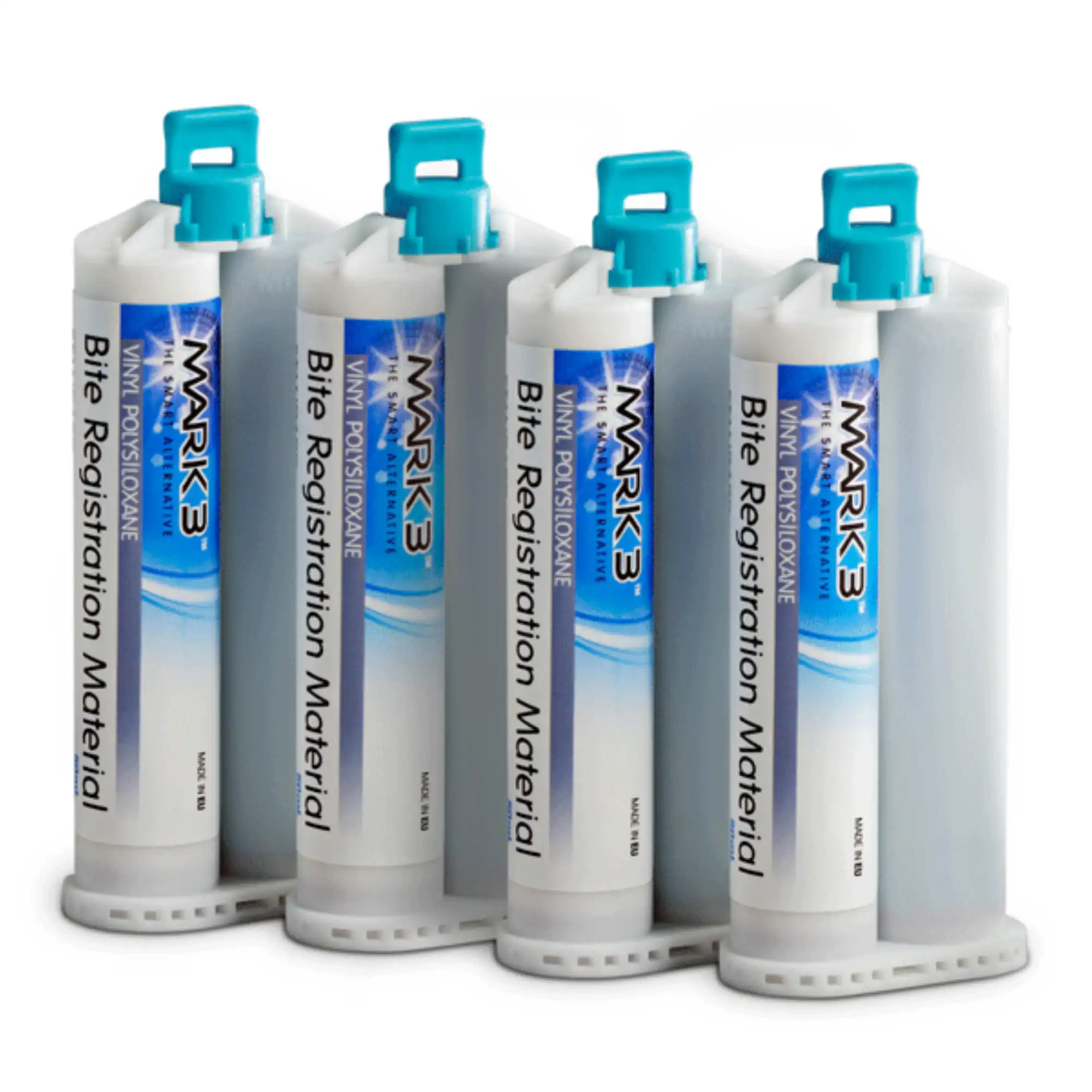 Mark3 MAX BITE Bite Registration Material, Fast Set, Unflavored, 100 x 50 ml Cartridges, 1171BULK