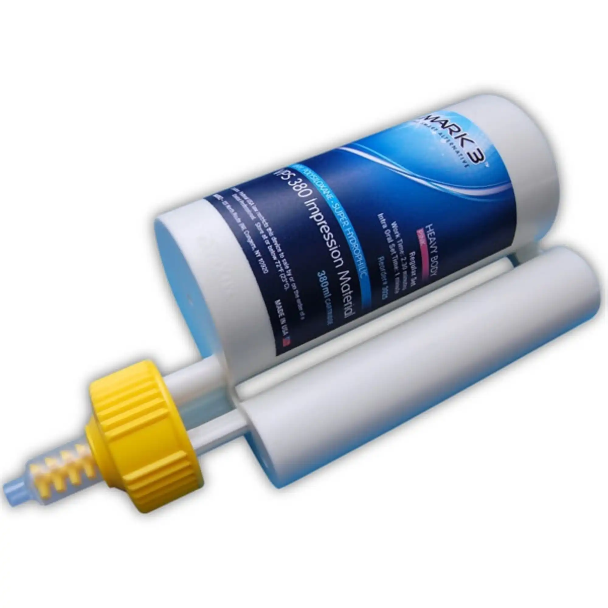 Mark3 VPS 380 Impression Material Heavy Body Fast Set, 2 Cartridges/Pack, 3027