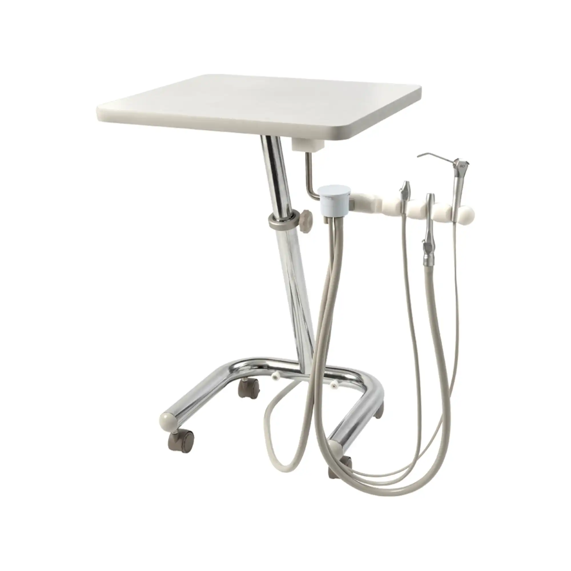 DCI International Operatory Support Cart with Assistant's Package U-Frame, HVE/SE Triple Syringe, PN 4220