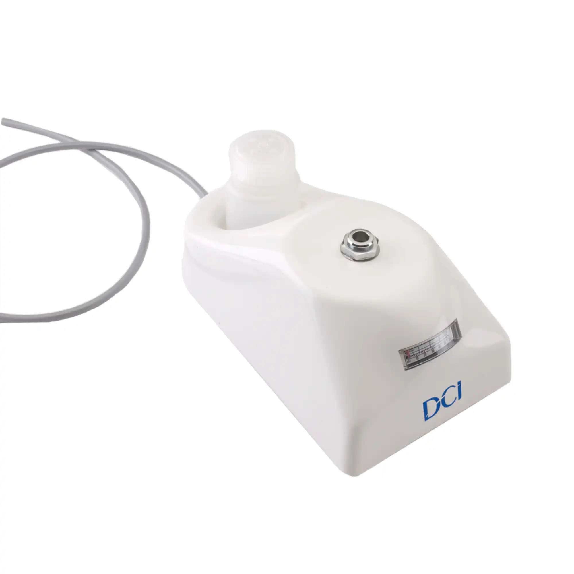 DCI International Tabletop Handpiece Flush System, Model 4060, 35-Micron Filter, Adjustable Pressure Regulator, 1/4" Air Hook-Up, 80 PSI Required