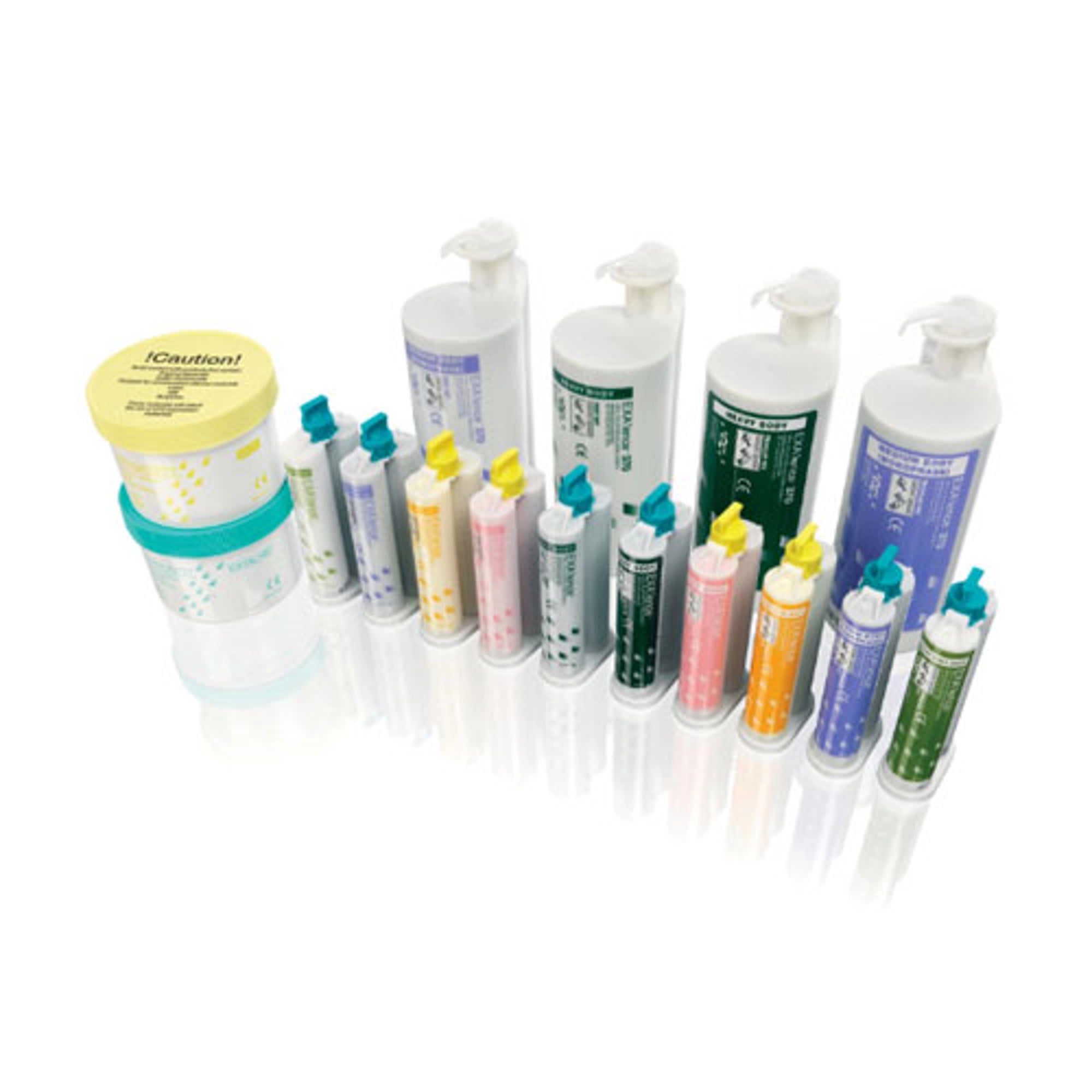 GC America Exa'lence Fast Set Heavy Body VPES Impression Material, 48 ml Cartridges, Bulk Refill without Tips, 32/Pkg
