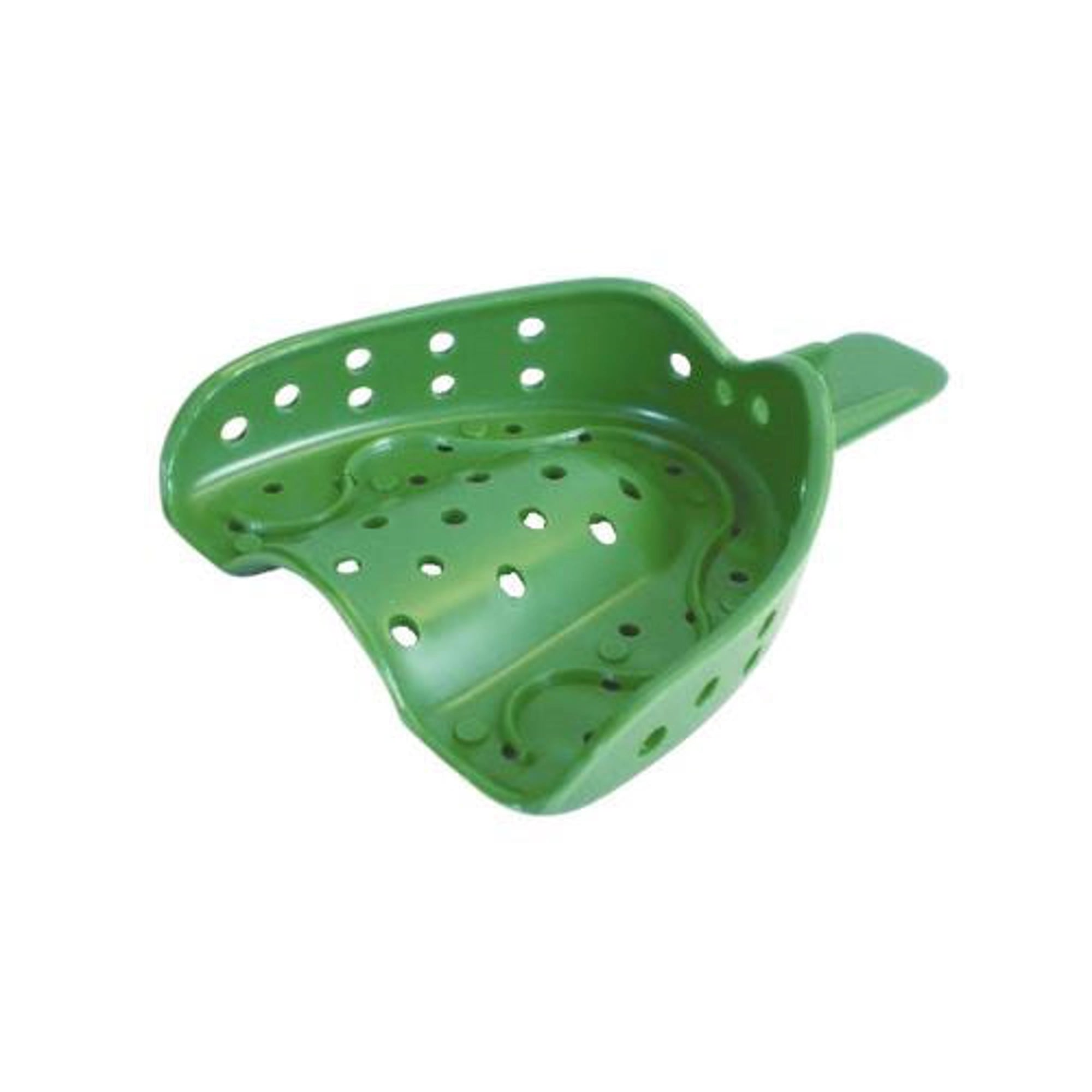 GC America Shelf Spacer Tray #1D Perforated, Upper Full-Arch, Green, 72/Box