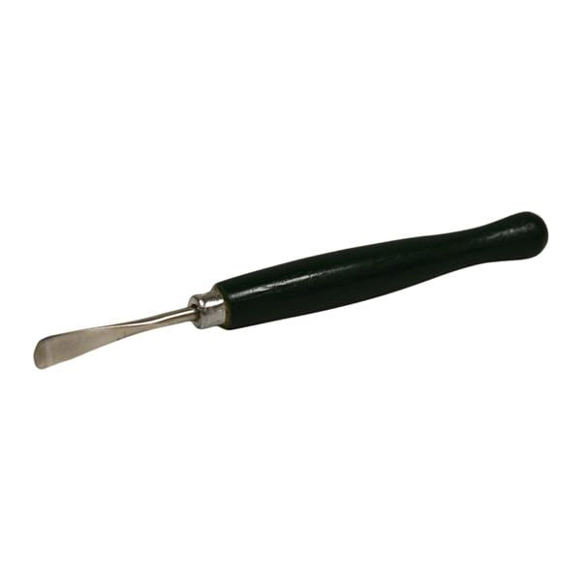Buffalo Dental No. 3 Kingsley Scraper, Wooden Handle, Curved Spoon-Style End, 77420