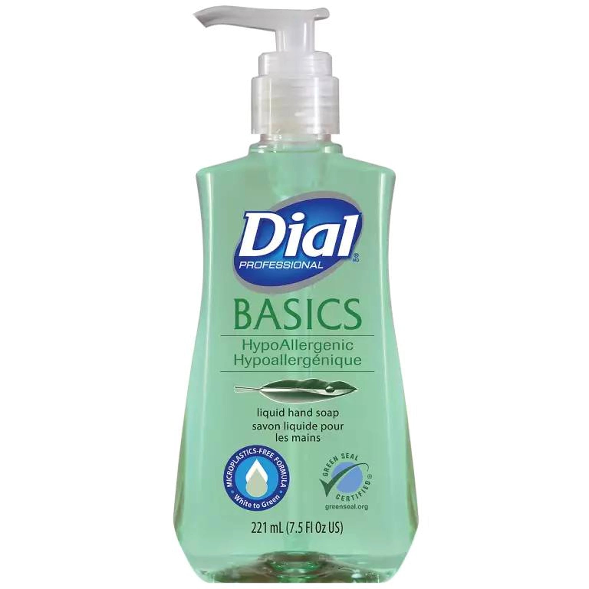 DialPro Basics Liquid Hand Soap with Pump, 7.5 oz, 12/Case