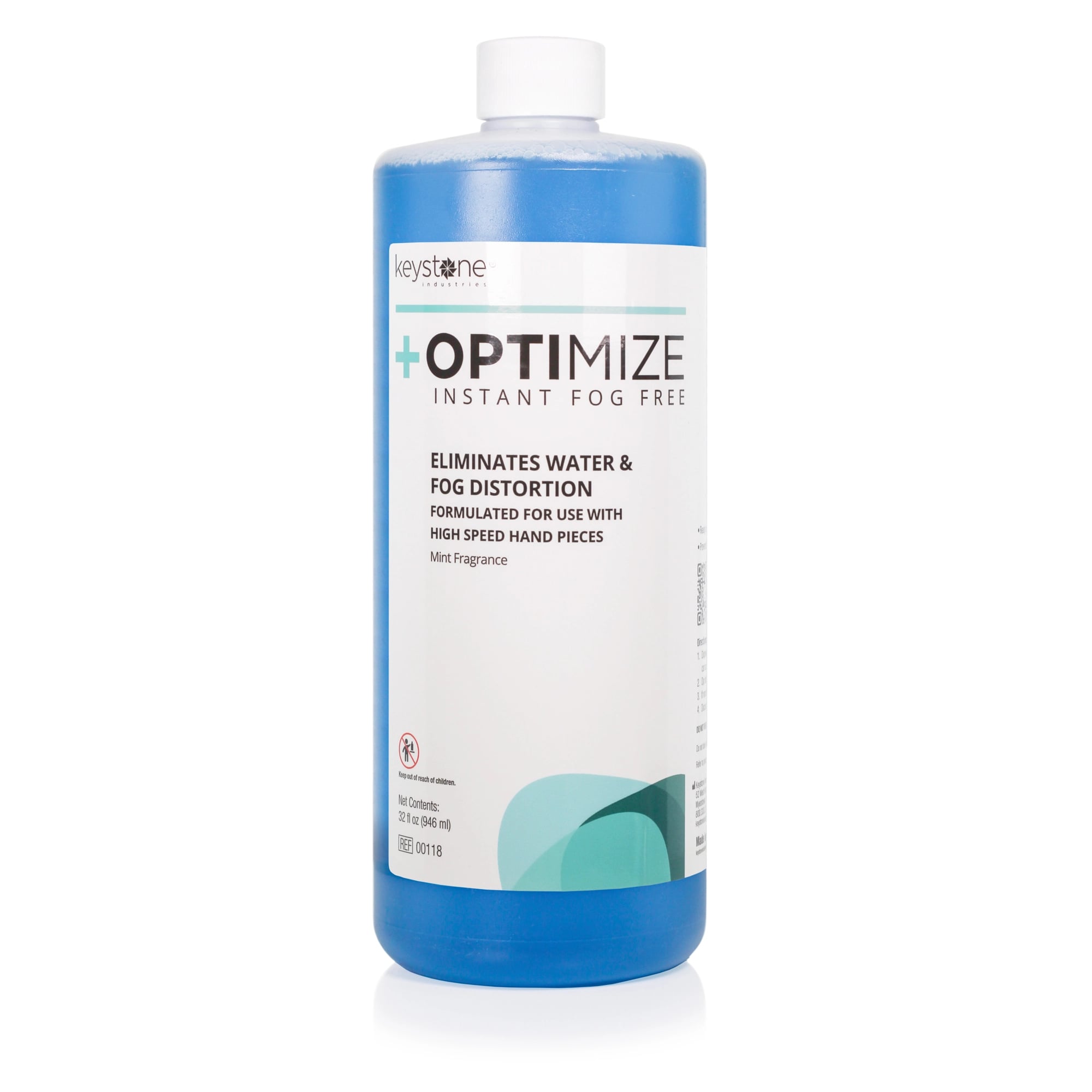 Keystone Optimize Fog Free Mirror Defogger, 32 oz (Quart), 12/Cs