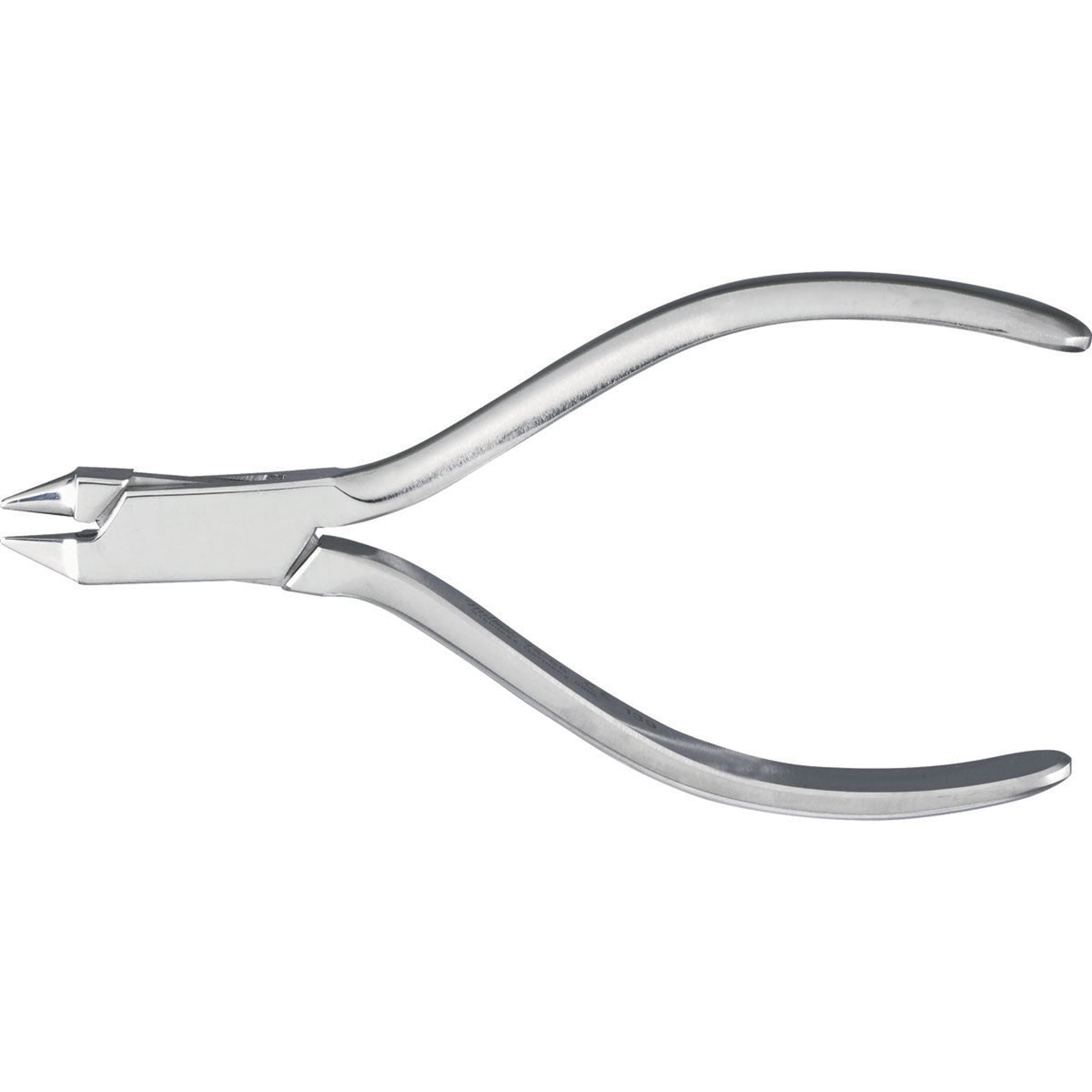 Miltex 139 Bird Beak Wire Forming Pliers, Angled, 4 3/4" (121 mm), Stainless Steel