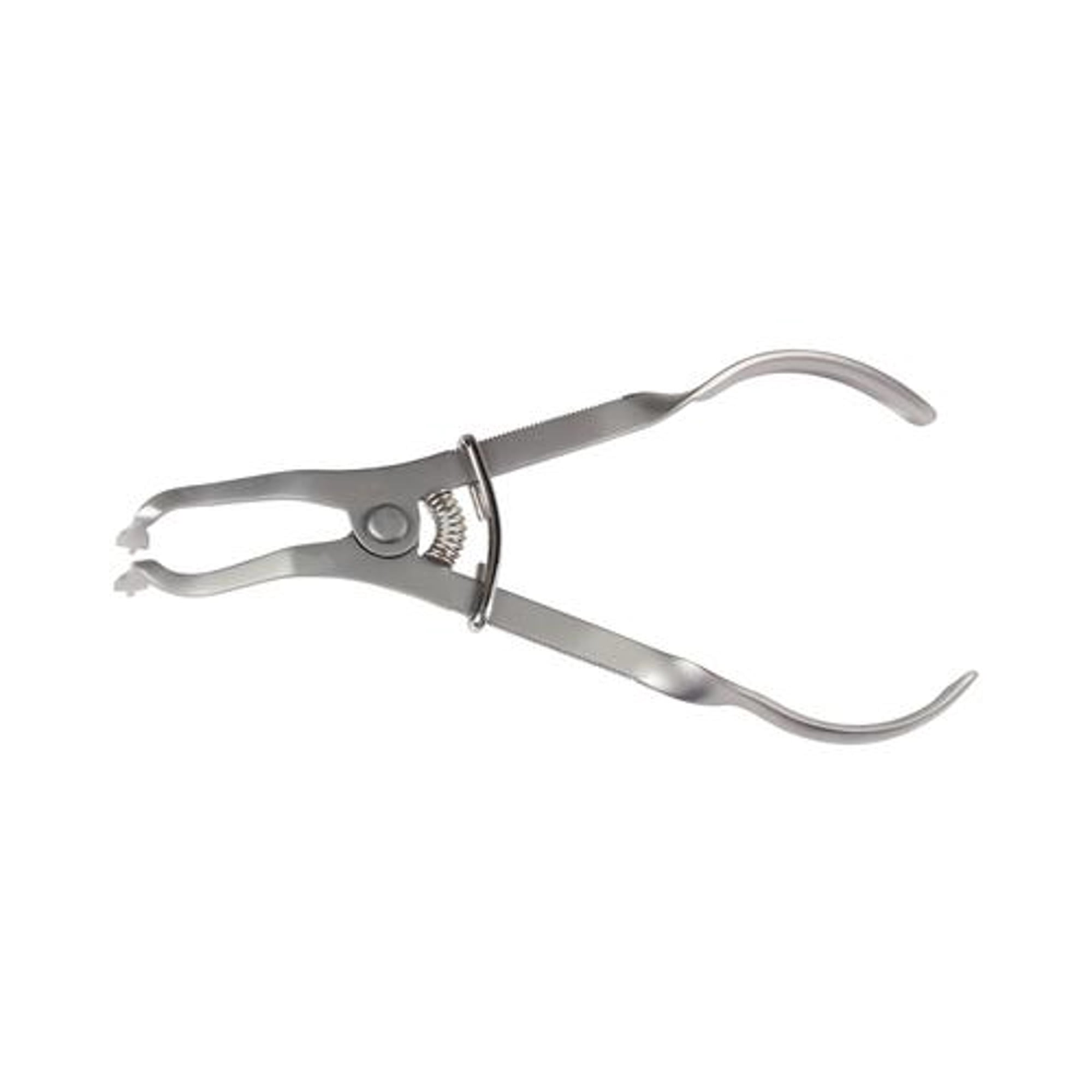 Miltex Rubber Dam Clamp Forceps, Lightweight, Ivory Pattern, 6-3/4", Stainless Steel, 7623A