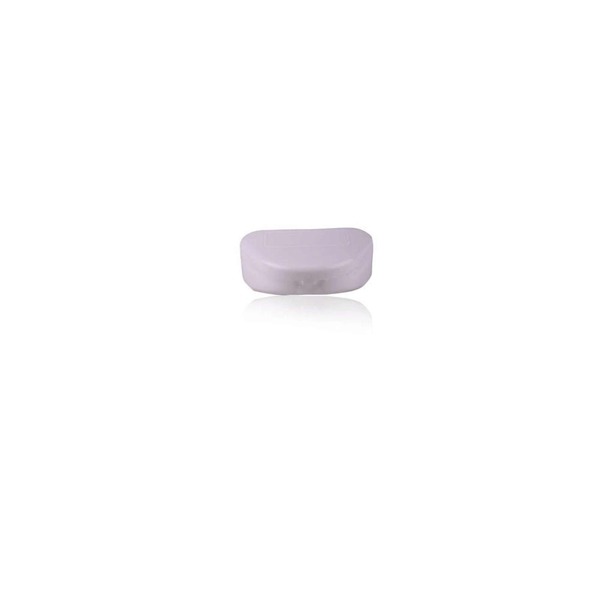 Plasdent High Impact Retainer Box, White, 1" Deep, 12/Pkg, 200RT-1