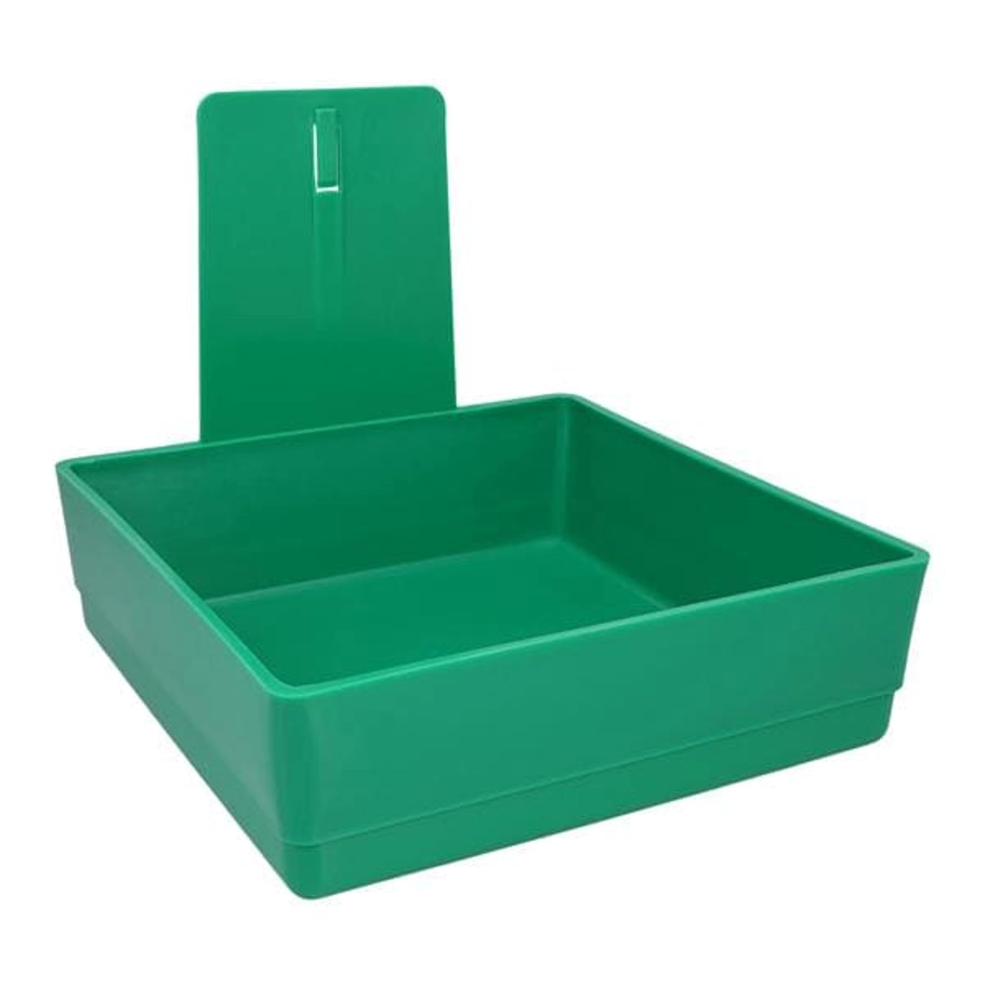 Plasdent Pro Lab Pan Green Grass, 8-5/8" x 8-5/8" x 2-3/8", Medical Grade Plastic