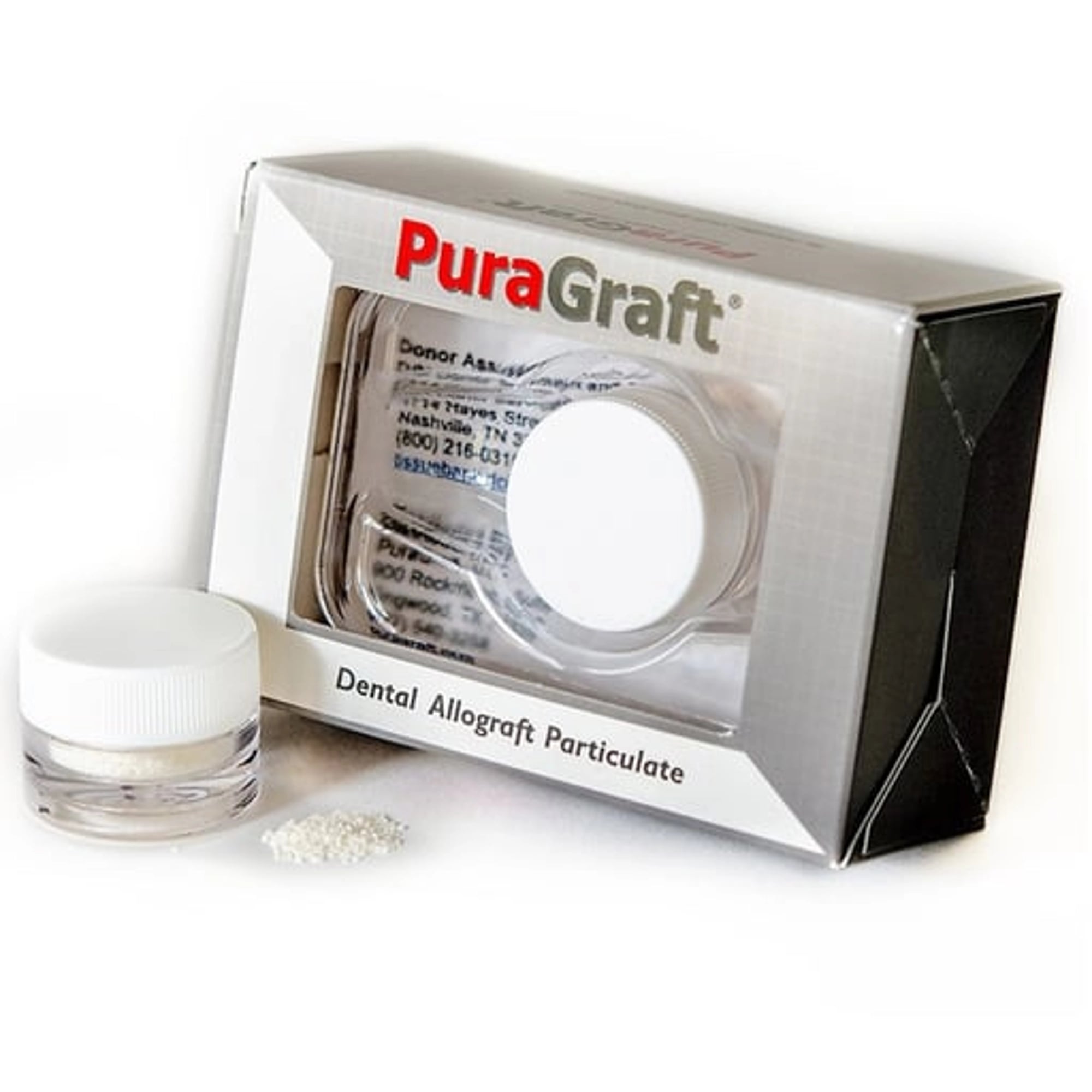 PuraGraft Demineralized Cortical Particulate Allograft, 250-1000 µm, 2.5 cc, DC-250-250