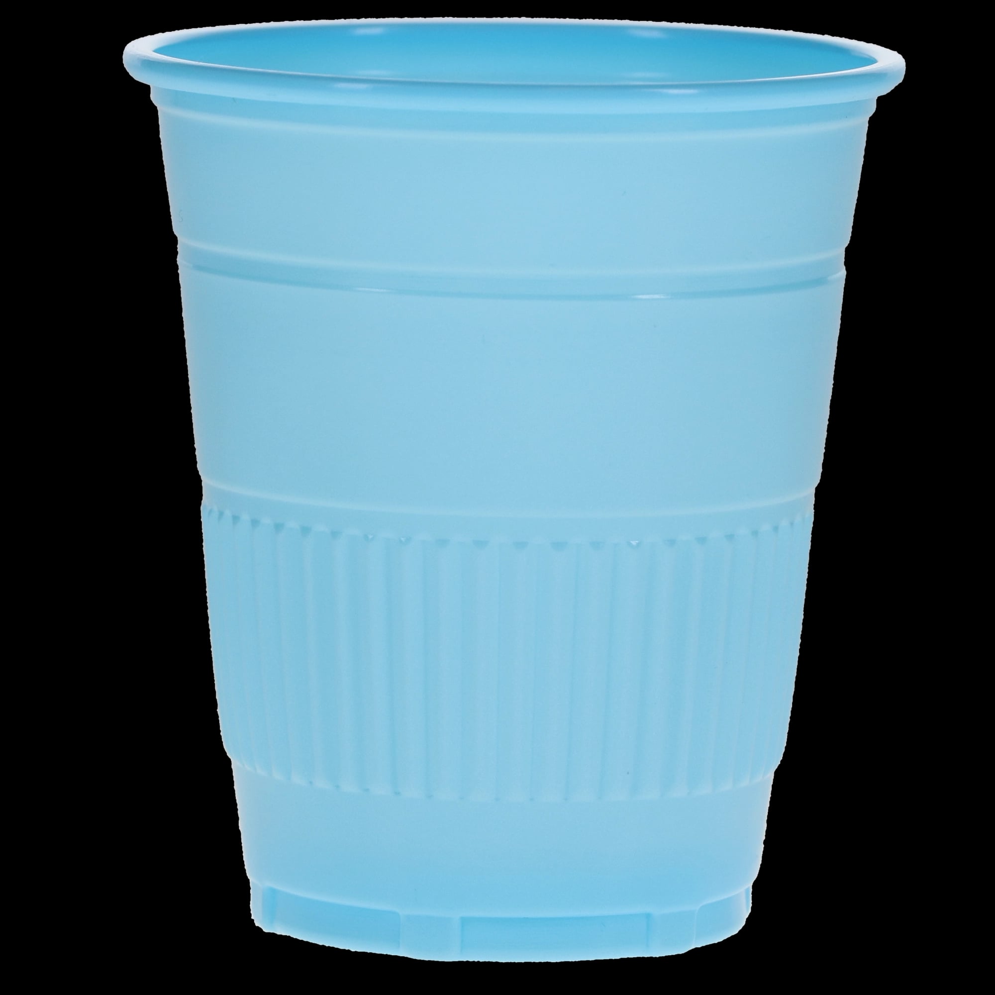 Quala 5 oz Blue Plastic Drinking Cups, 1000/Case (20 Sleeves of 50)