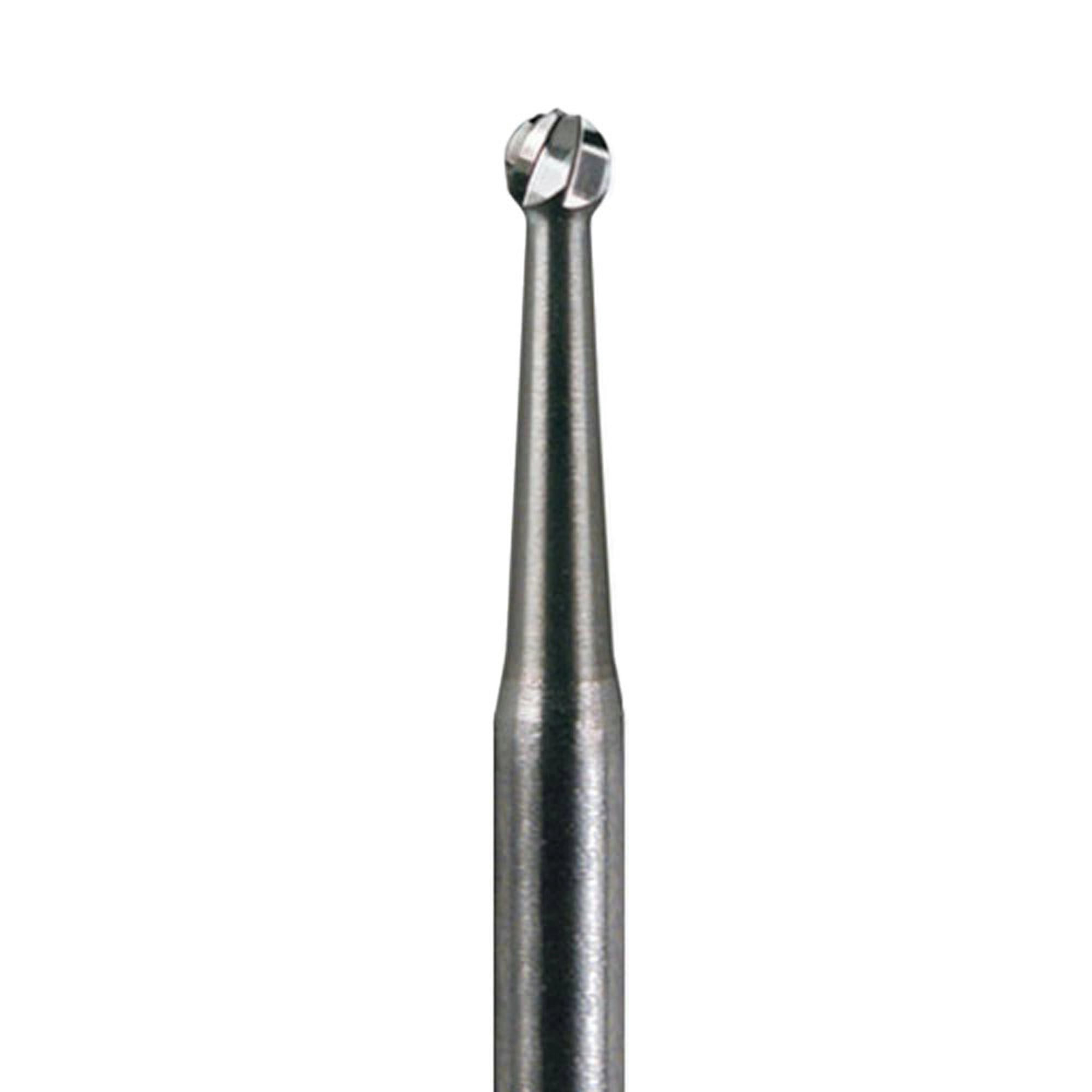 Quala FG #4 Round Tungsten Carbide Bur, Friction Grip, 50/Pk, Q2050086