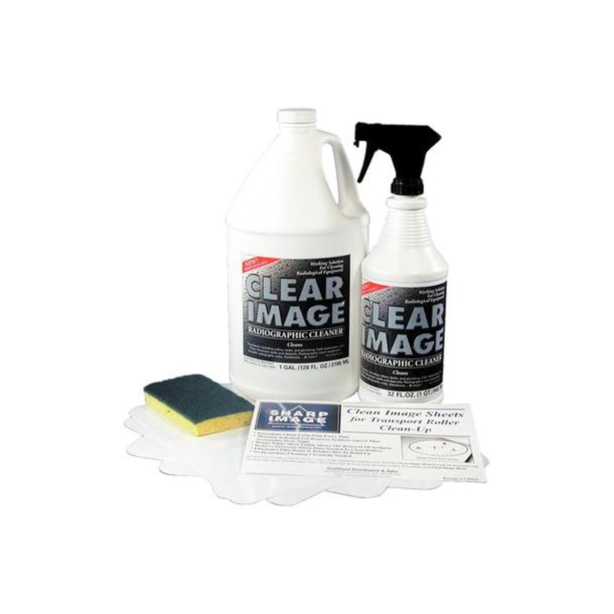 Southland Clear Image Intro Kit, 1 Gallon Radiographic Cleaner with 8 oz Sample, Applicator, Scotch Brite Pad, and 5 Clean Image Sheets