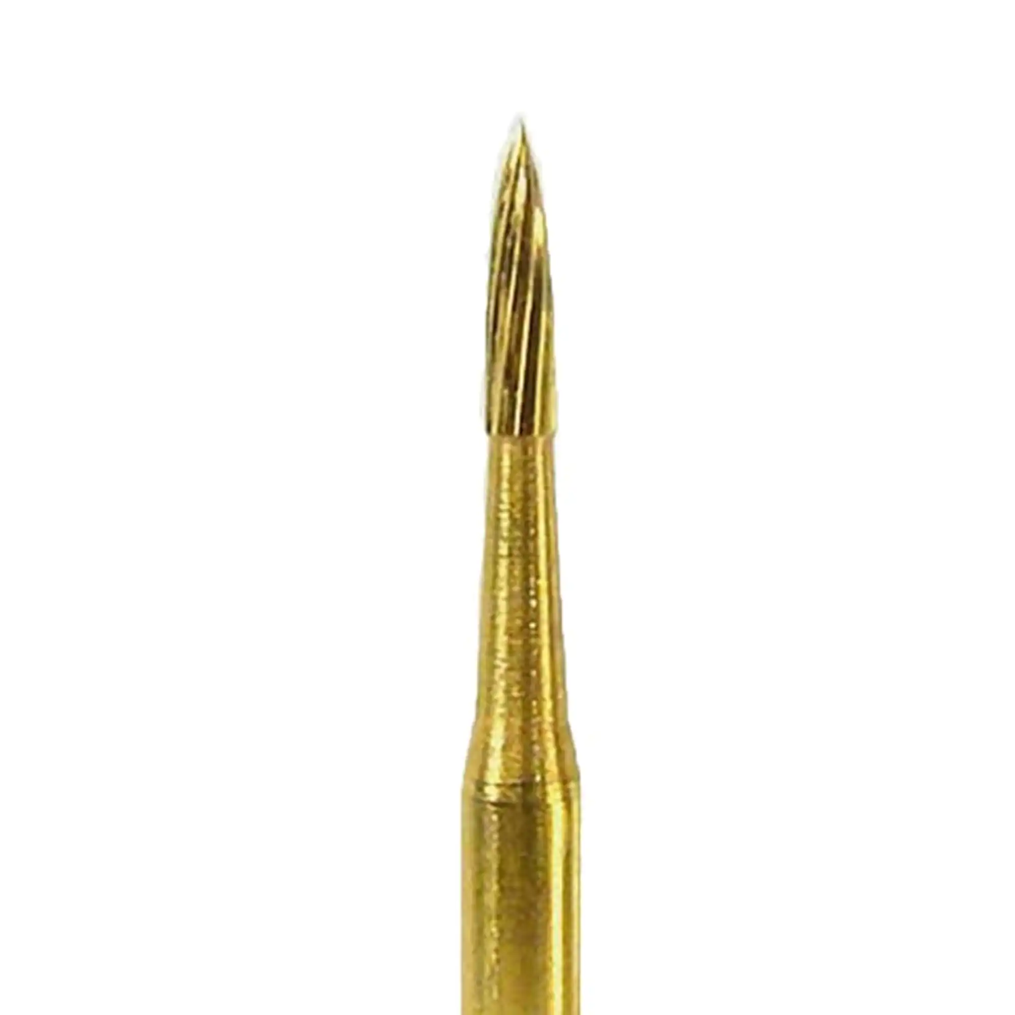 Microcopy NeoBurr #7901 FG Carbide Bur, 12-Blade, Needle Shape, 0.9 mm Head, Single-Use, 25/Bx