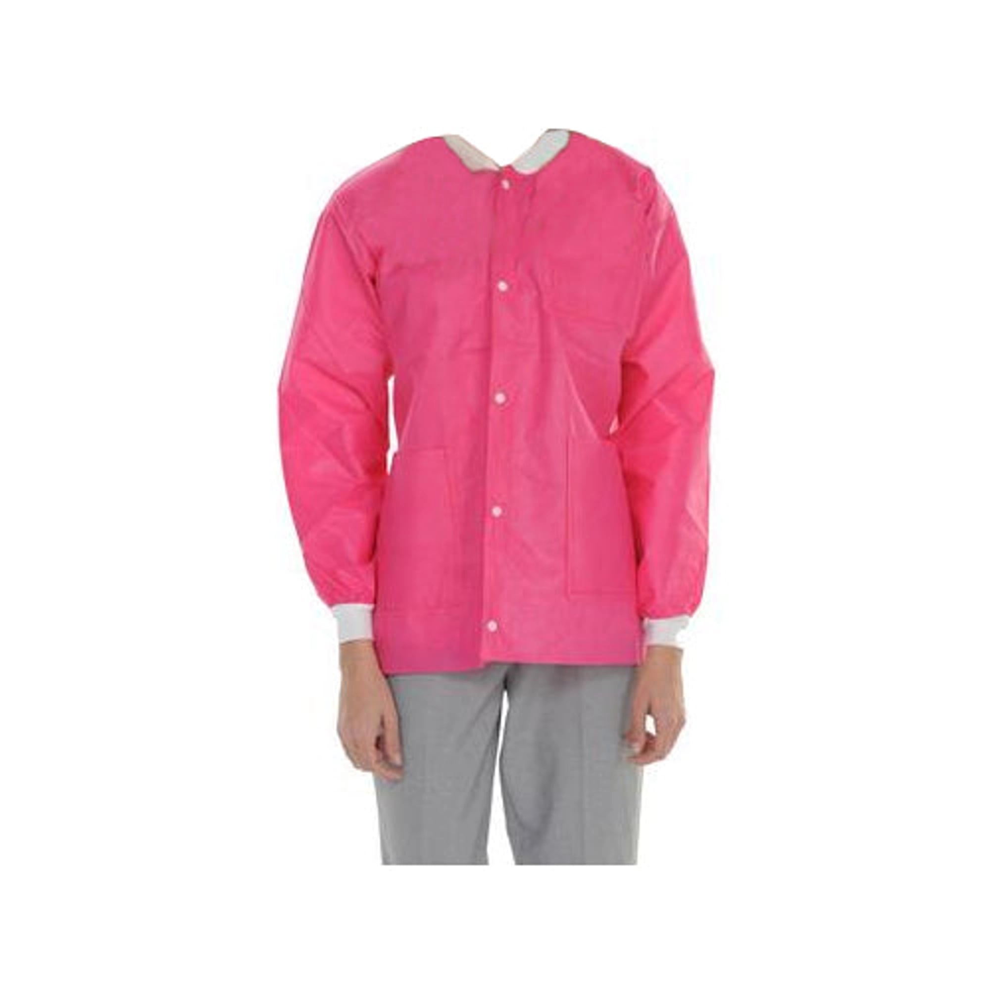 ValuMax Extra-Safe Jacket, AAMI Level 3, Hot Pink, Medium, 10/Pack, 3630HPM