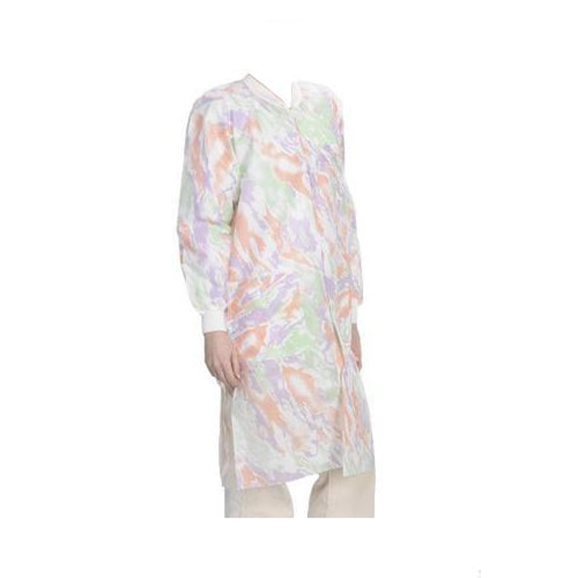 Extra-Safe Knee-Length Lab Coats, Multicolor, Small, SMS, AAMI Level 3, 10/Pk