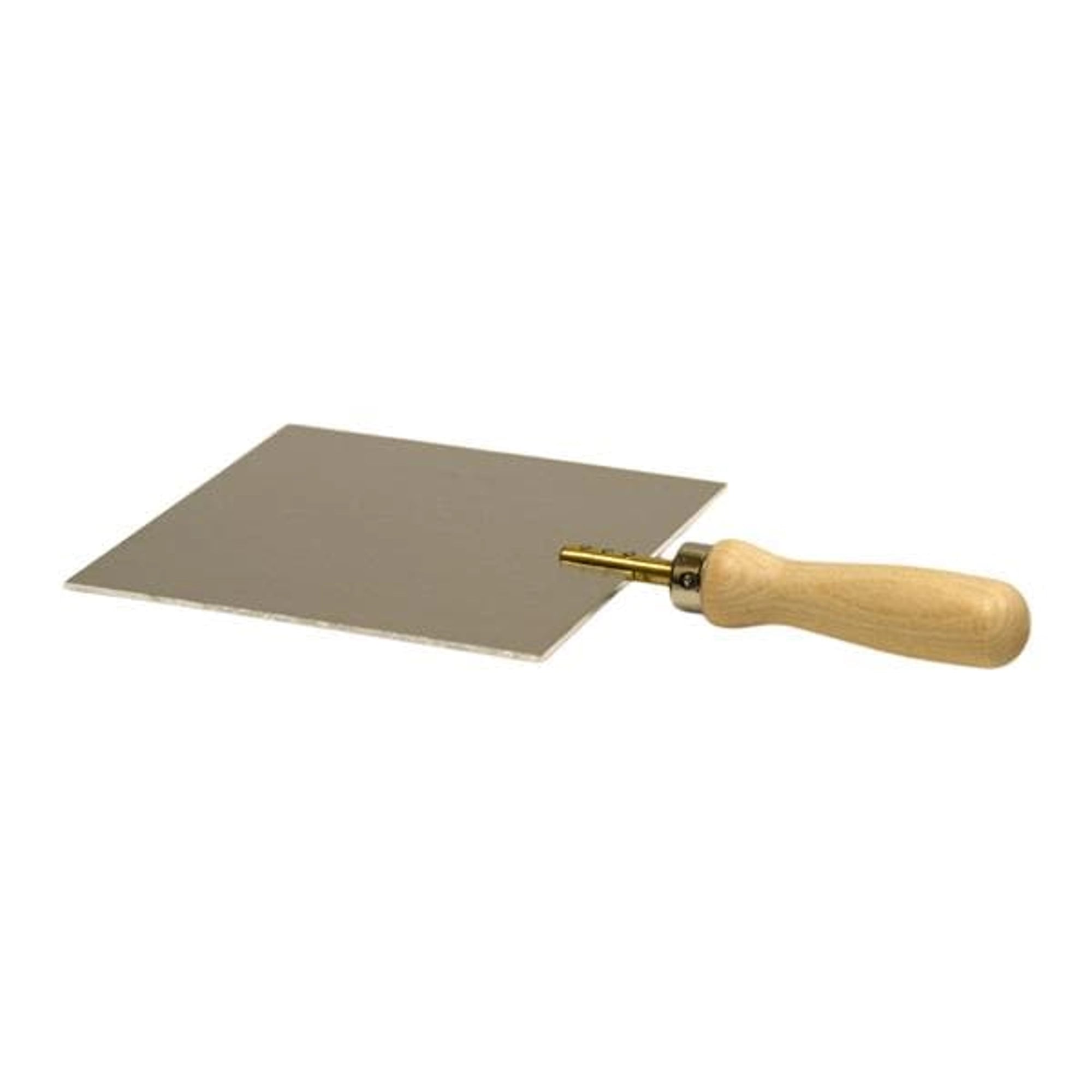 Buffalo Dental Laboratory Hot Plate, Regular, 4.5" x 5", Aluminum, Green Line Handle, 51950