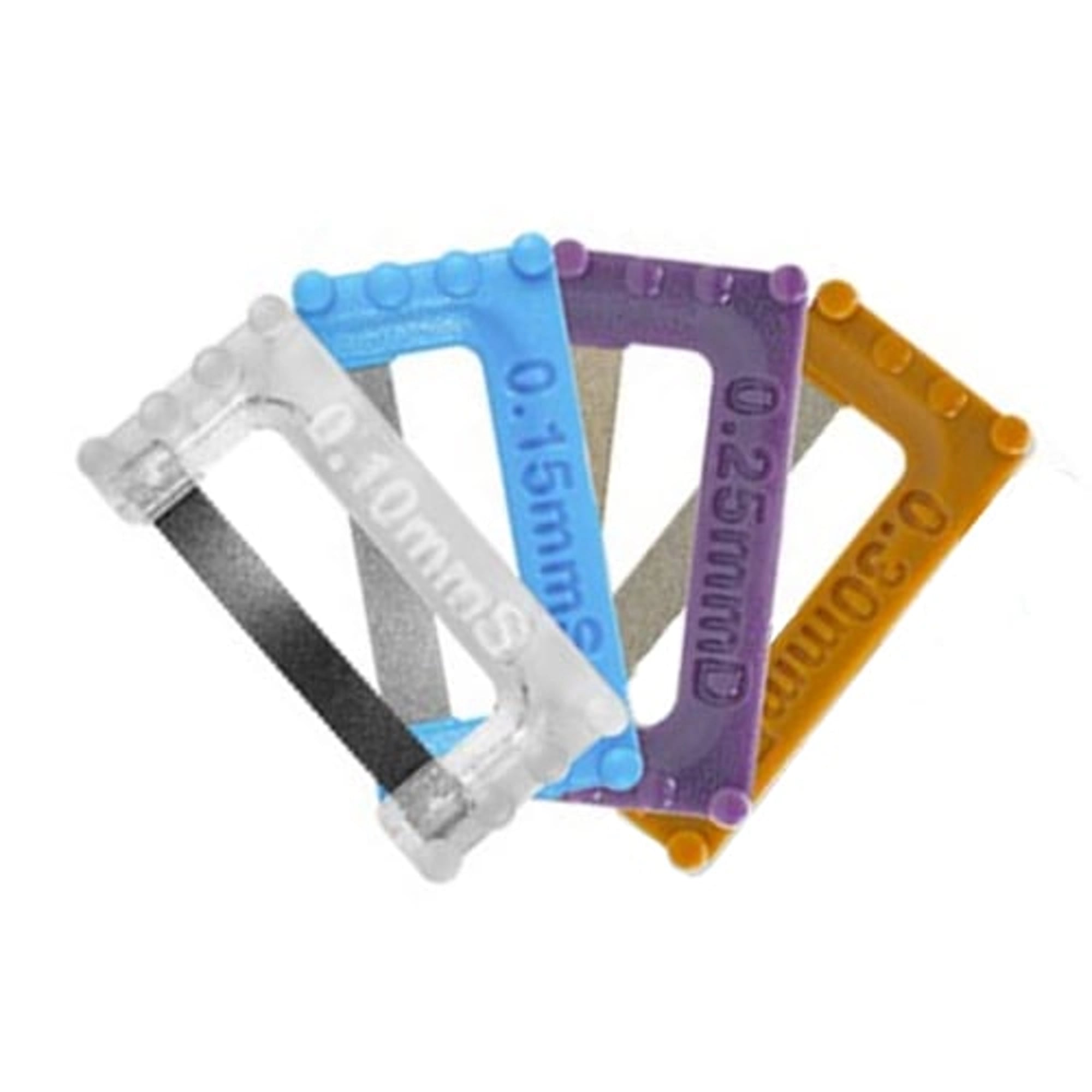 ContactEZ IPR Plus Interproximal Reduction Strips, Small Assorted Kit (0.10 mm - 0.25 mm), 8/Pk, 32009