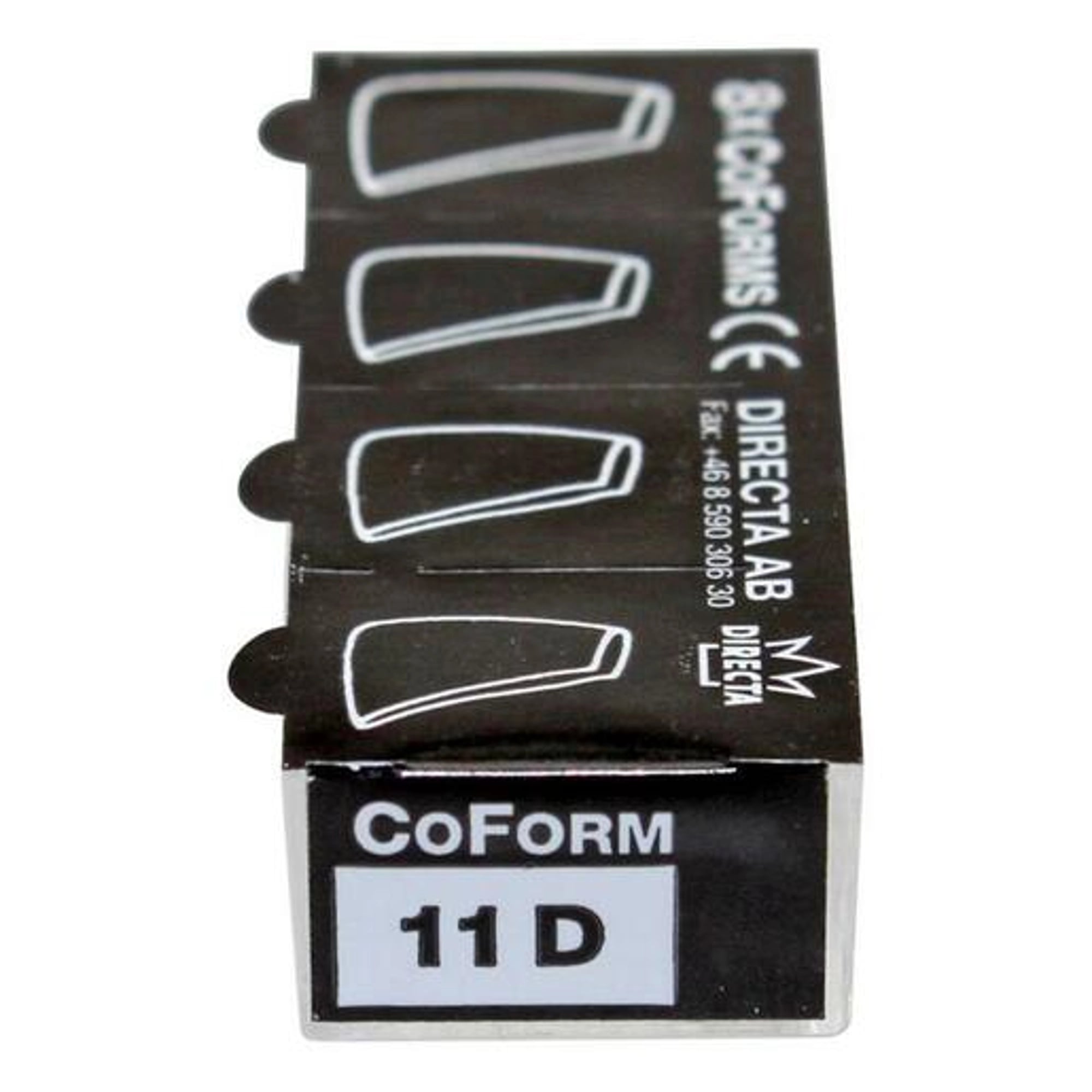 Directa CoForm 11 Distal Preformed Transparent Matrix Refill, 8/Pk