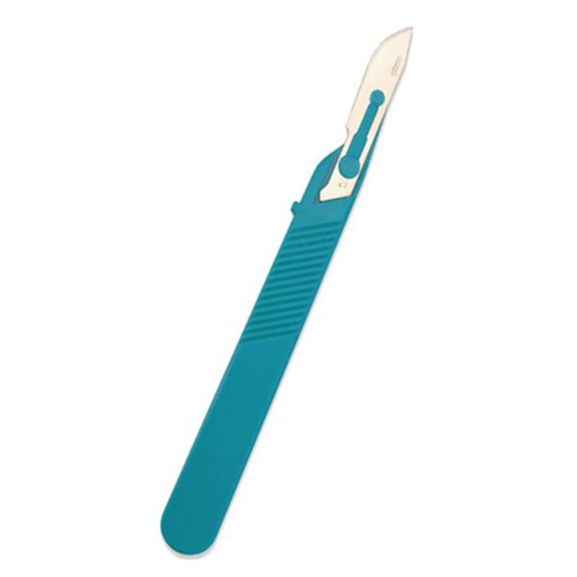 Exel No. 15 Disposable Scalpel, Sterile, Stainless Steel Blade, Plastic Handle, Box of 10
