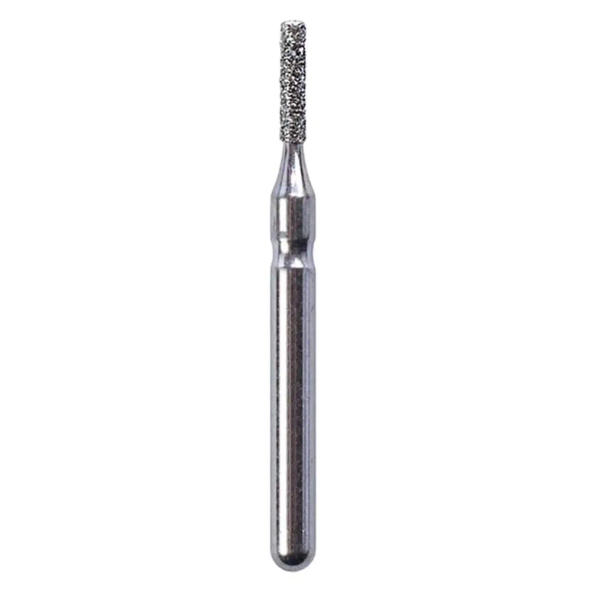 Mydent (Defend) Diamonds Flat End Cylinder Bur, FG, Medium Grit, 1.0mm, 835-010M, 5/Pk