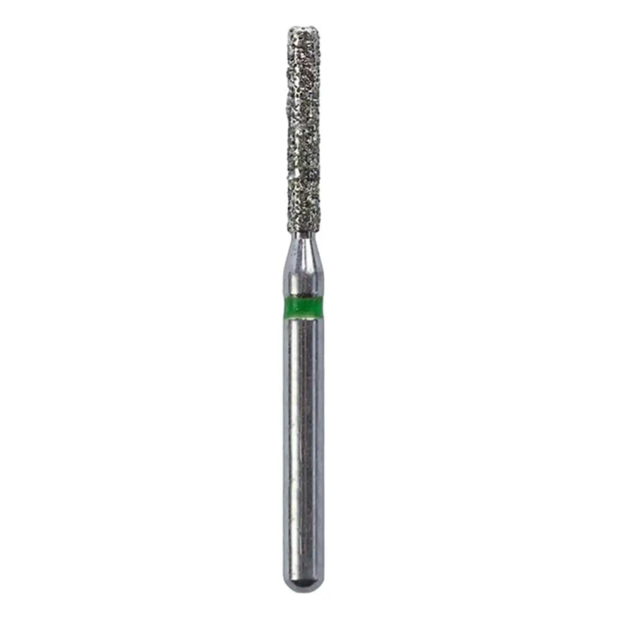 Defend FG #837.012 Coarse Flat End Cylinder Diamond Bur, 1.2mm, 5/Pk