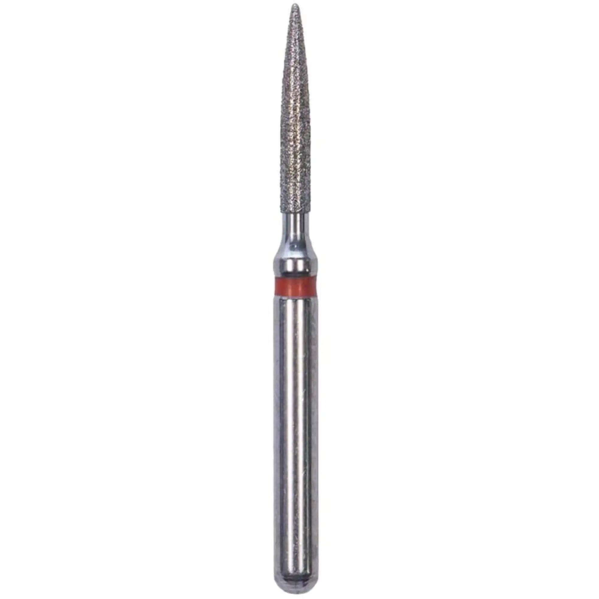 Mydent Defend FG #862-012F Fine Flame-Shaped Diamond Bur, Friction Grip, 1.2mm, 5/Pk