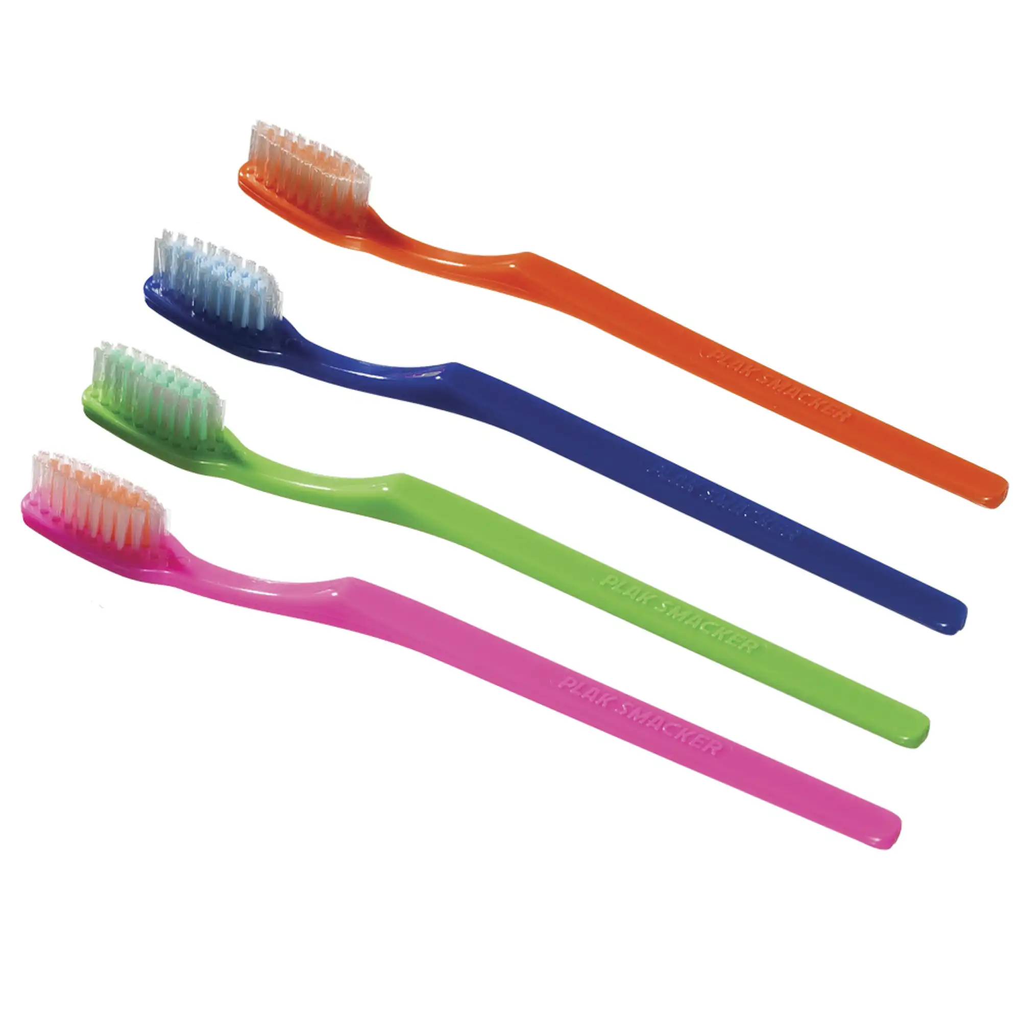 Plak Smacker Disposable Toothbrush, Non-Prepasted, Soft Nylon Bristles, Individually Wrapped, 144/Bx