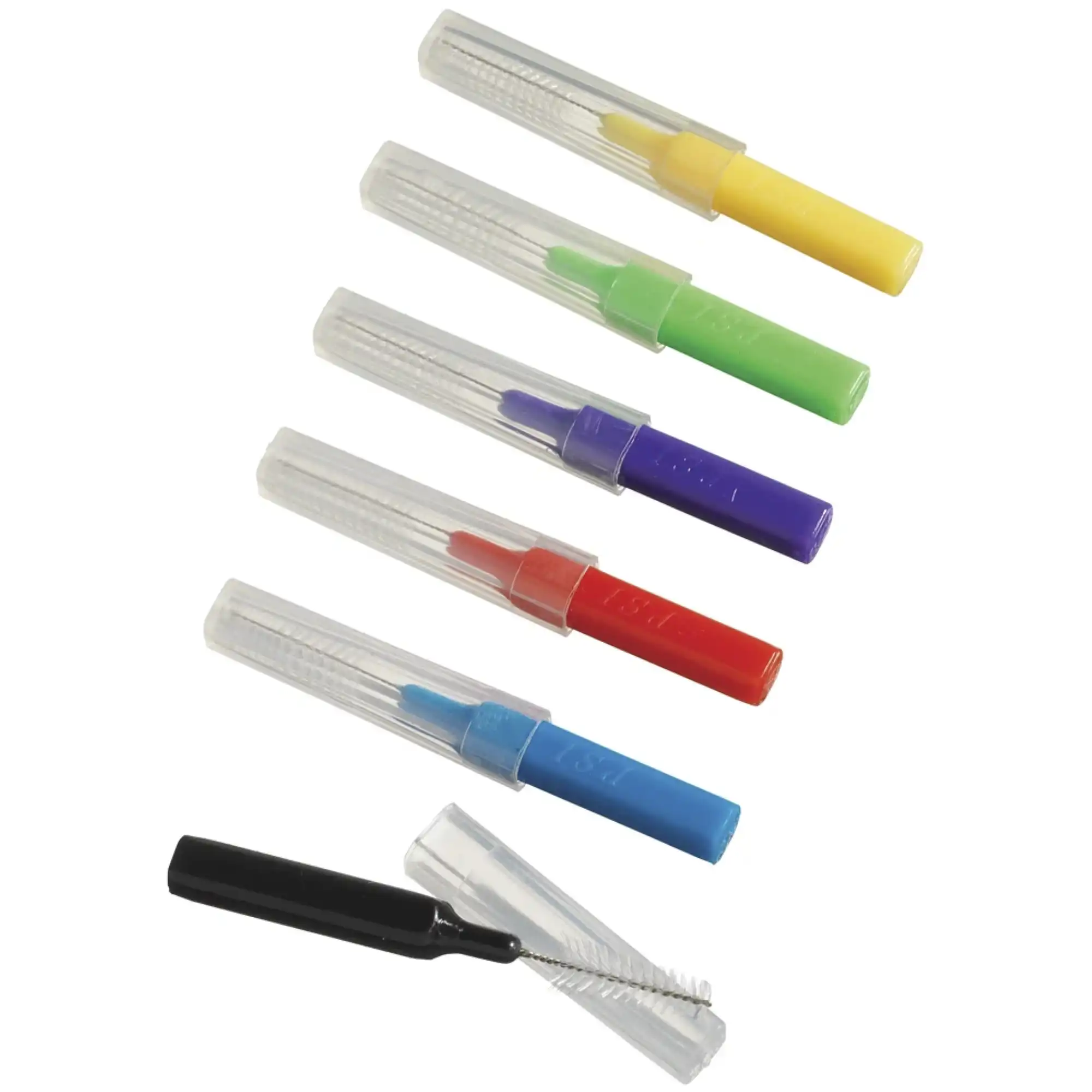 Plak Smacker Travel Interproximal Brushes, Assorted Colors, 144 Ct