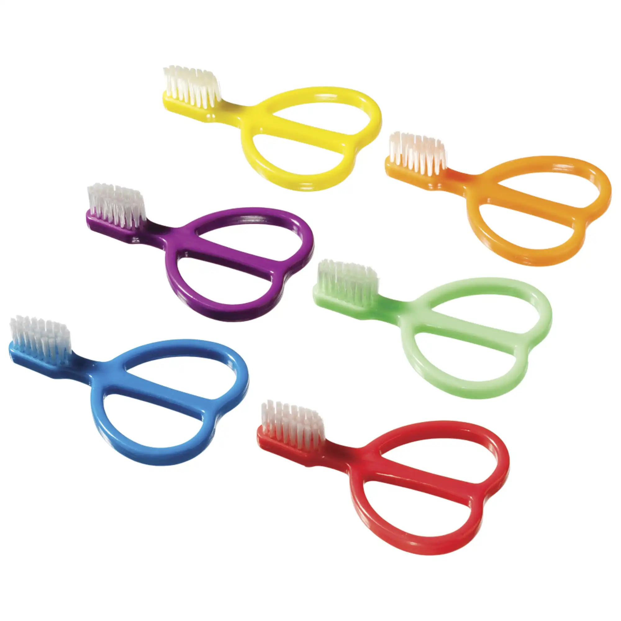 Plak Smacker Infant Toothbrush Stage 2, Soft Bristles, Oversized Handle, 24 Ct