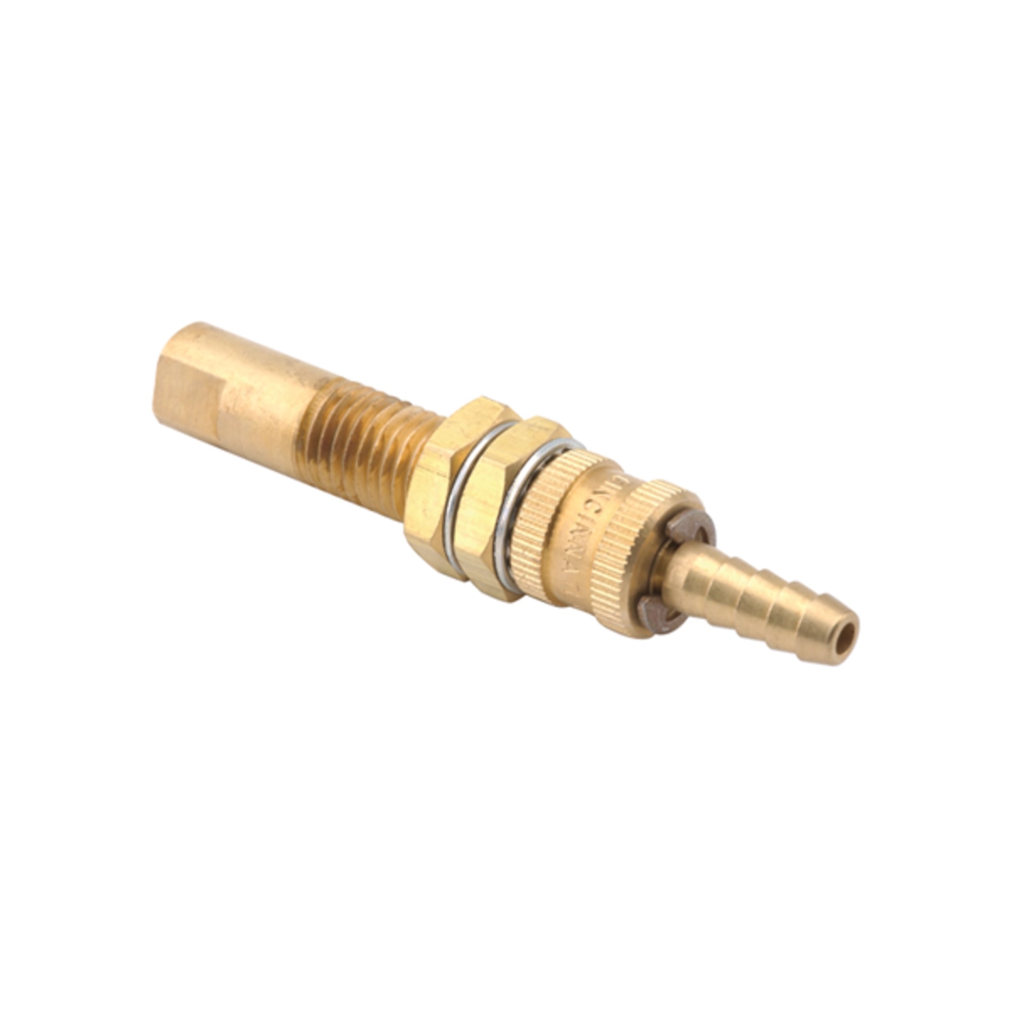 DCI International Inline Miniature Quick Disconnect with Shut-Off, 1/16" x 10-32, 10/Pk, 007