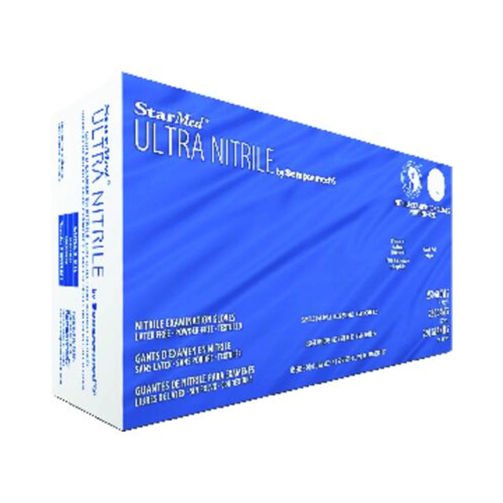 StarMed Ultra Nitrile Exam Gloves, X-Large, Powder-Free, Textured Fingertips, 225/Box, SMTN255