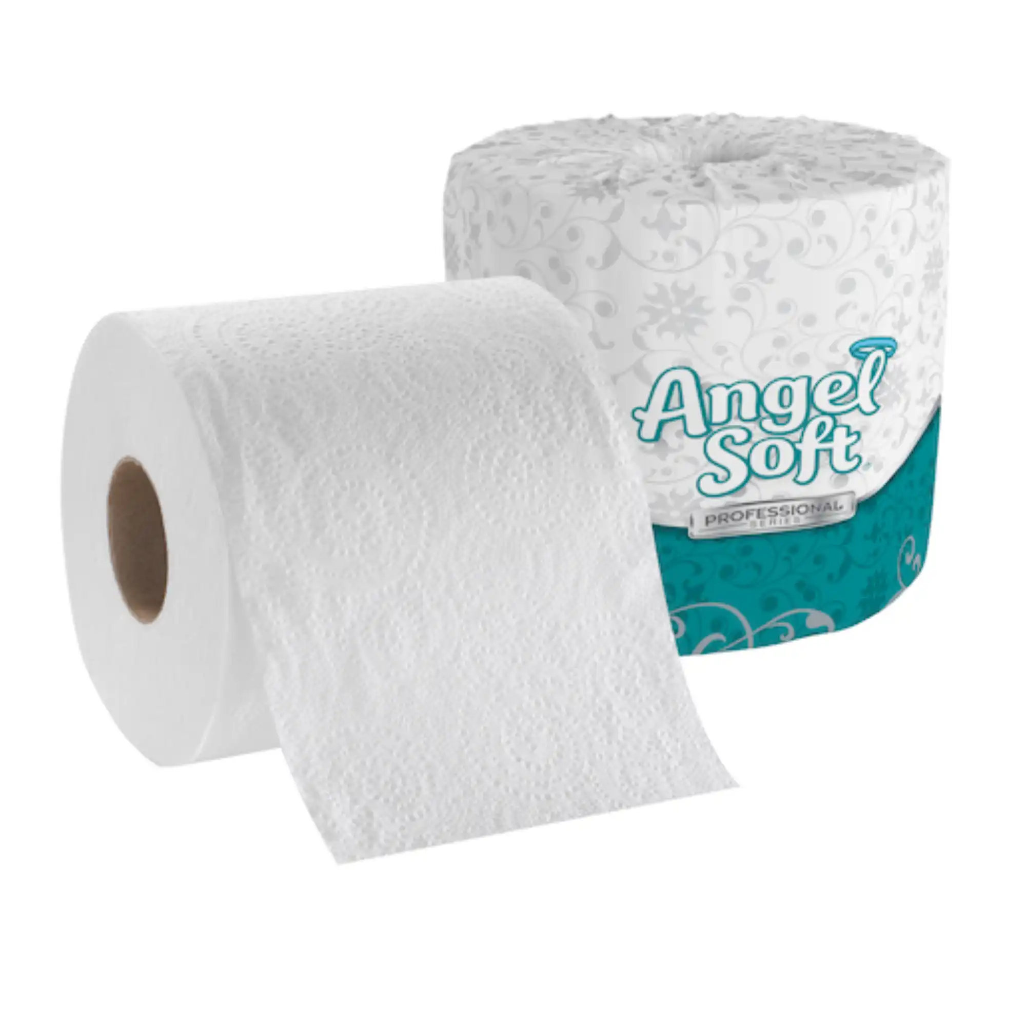 Georgia-Pacific Angel Soft PS Premium Embossed Bathroom Tissue, 2-Ply, White, 4" x 4.05", 450 Sheets/Roll, 20 Rolls/Case