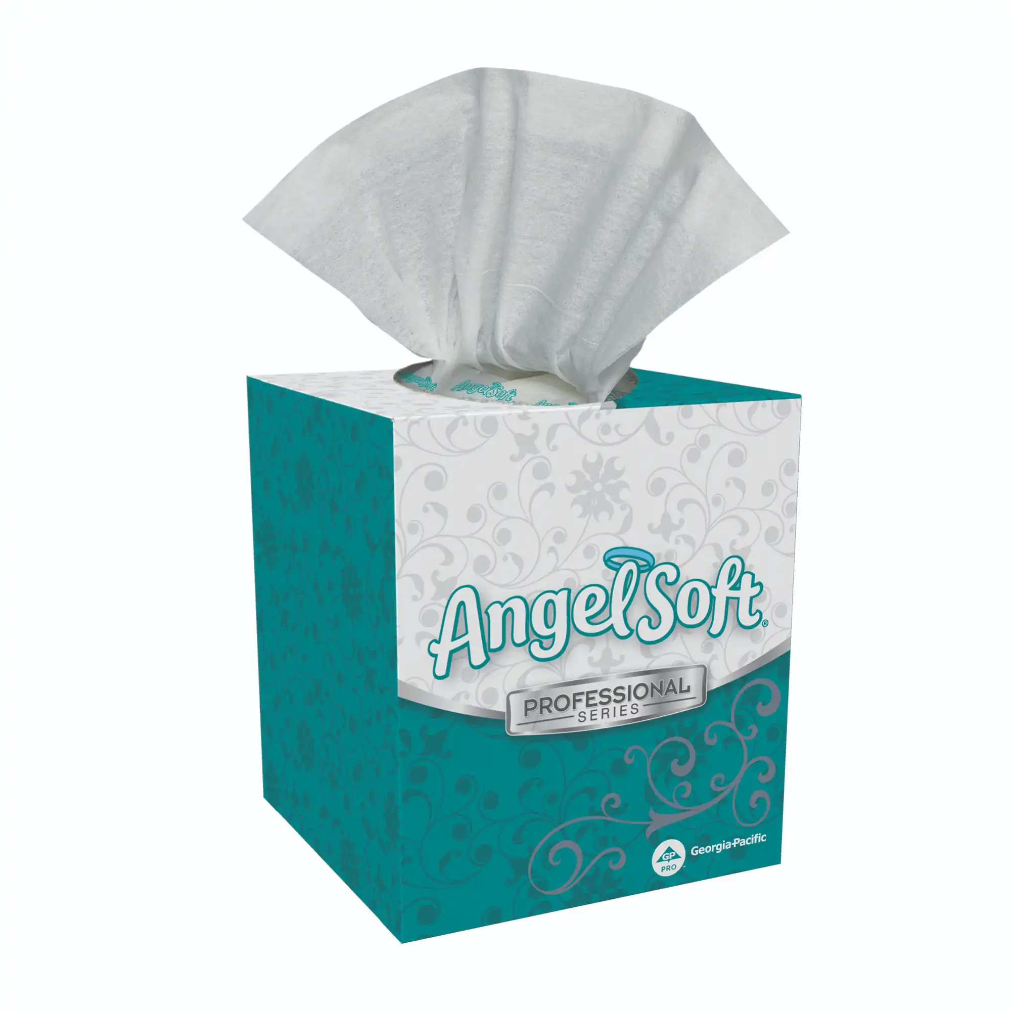 Georgia-Pacific Premium Facial Tissue, Cube Box, White, 8.4" x 7.5", 96 Sheets/Box, Case of 36